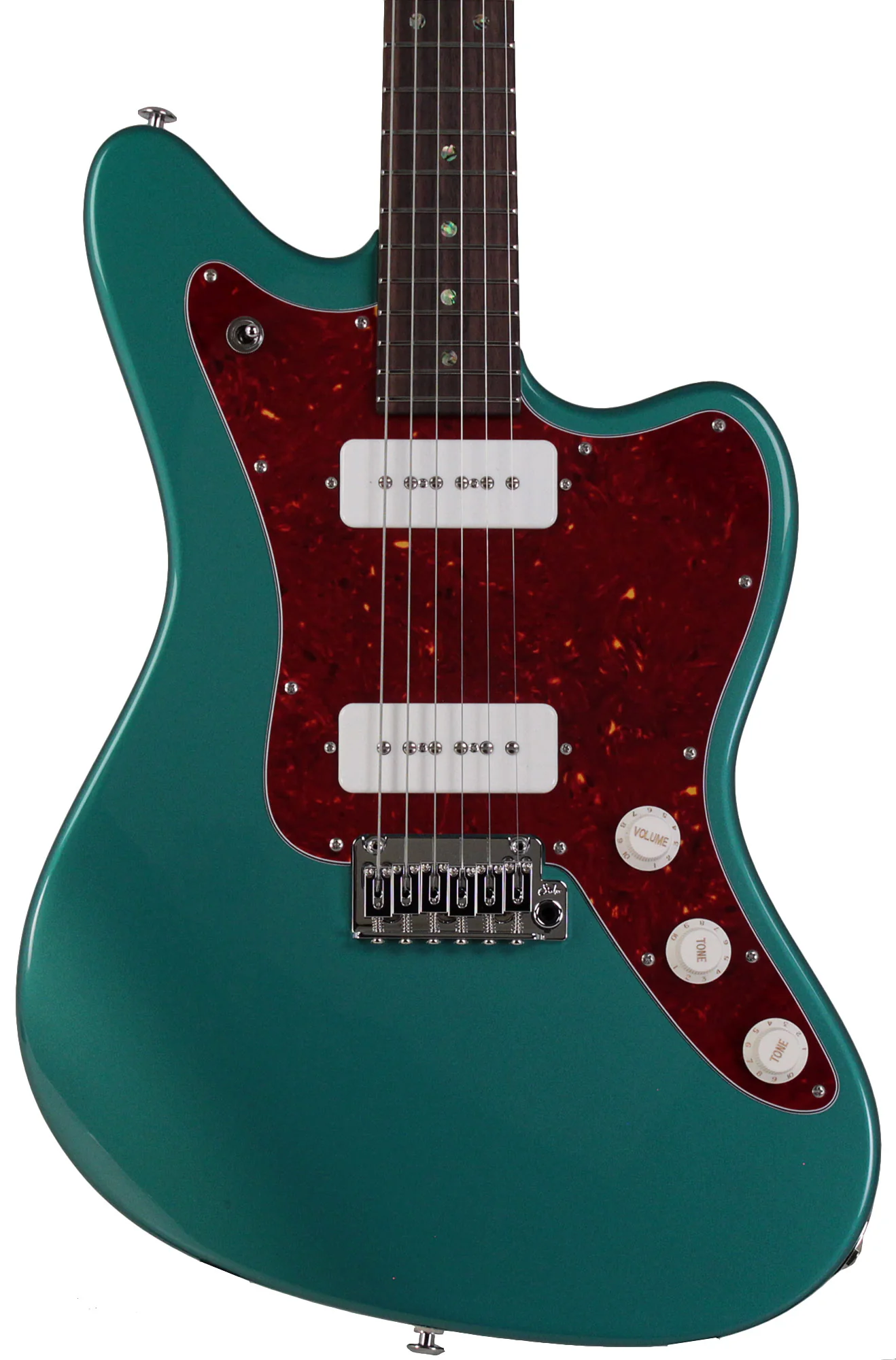 Suhr Select Classic JM Guitar, Roasted Neck, Sherwood Green Metallic - Image 3