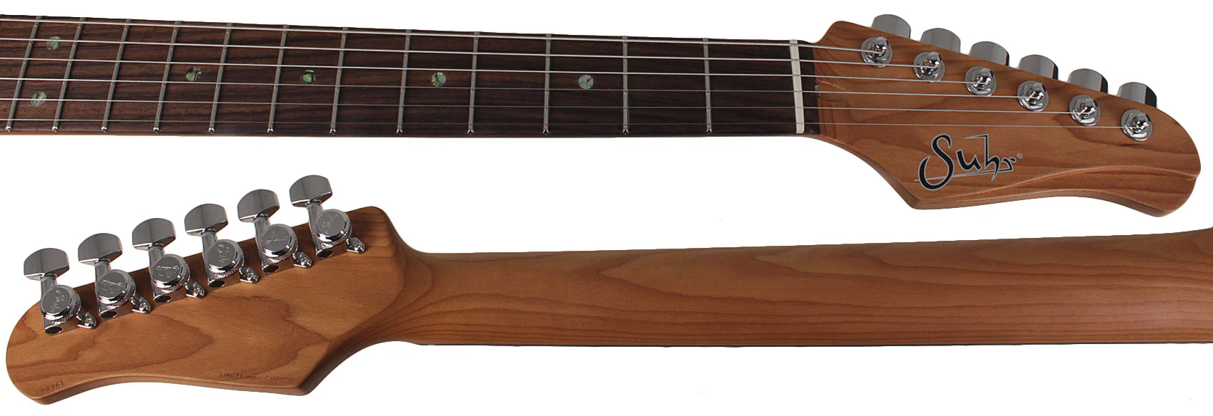 Suhr Select Classic JM Guitar, Roasted Neck, Vintage White - Image 8