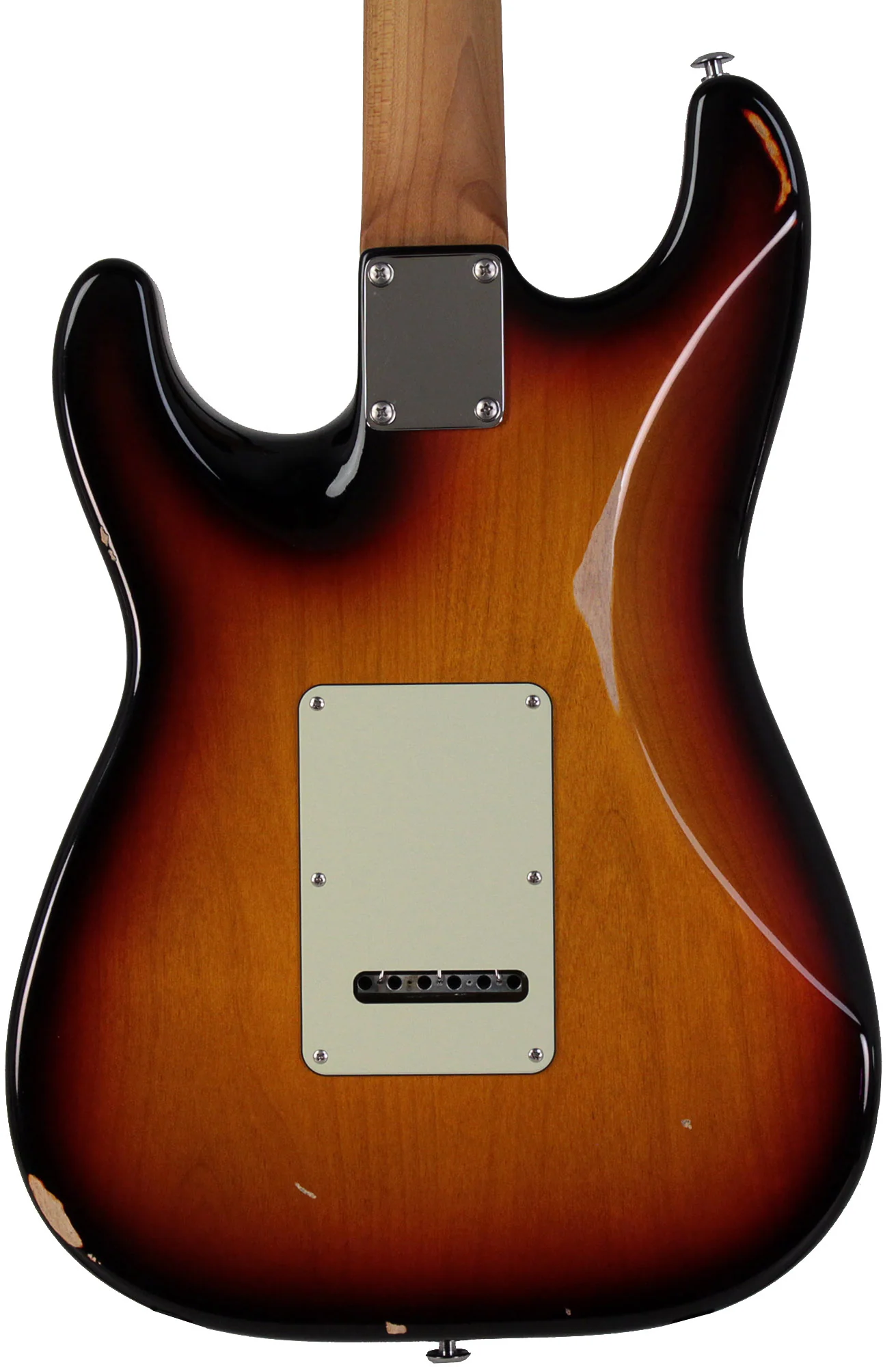 Suhr Select Classic S Antique HSS Guitar, Roasted Neck, 3-Tone Sunburst - Image 7