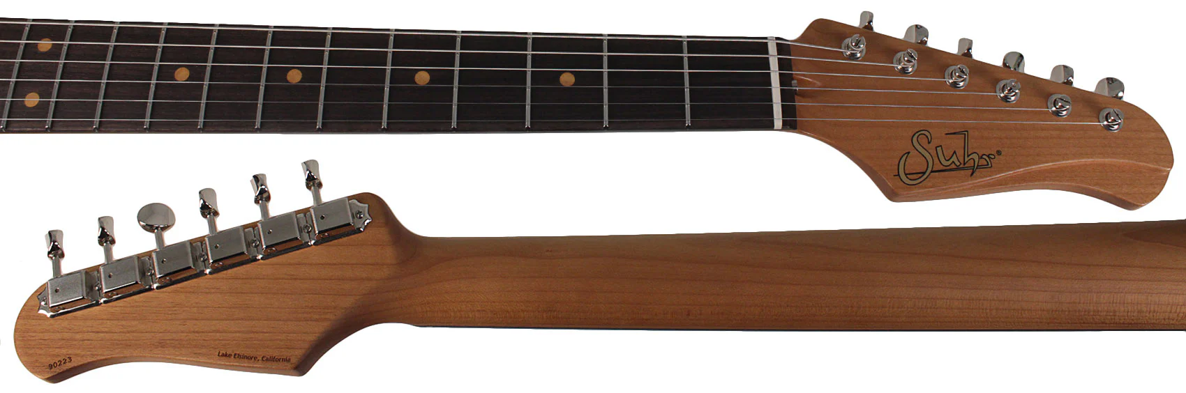 Suhr Select Classic S Antique HSS Guitar, Roasted Neck, 3-Tone Sunburst - Image 8