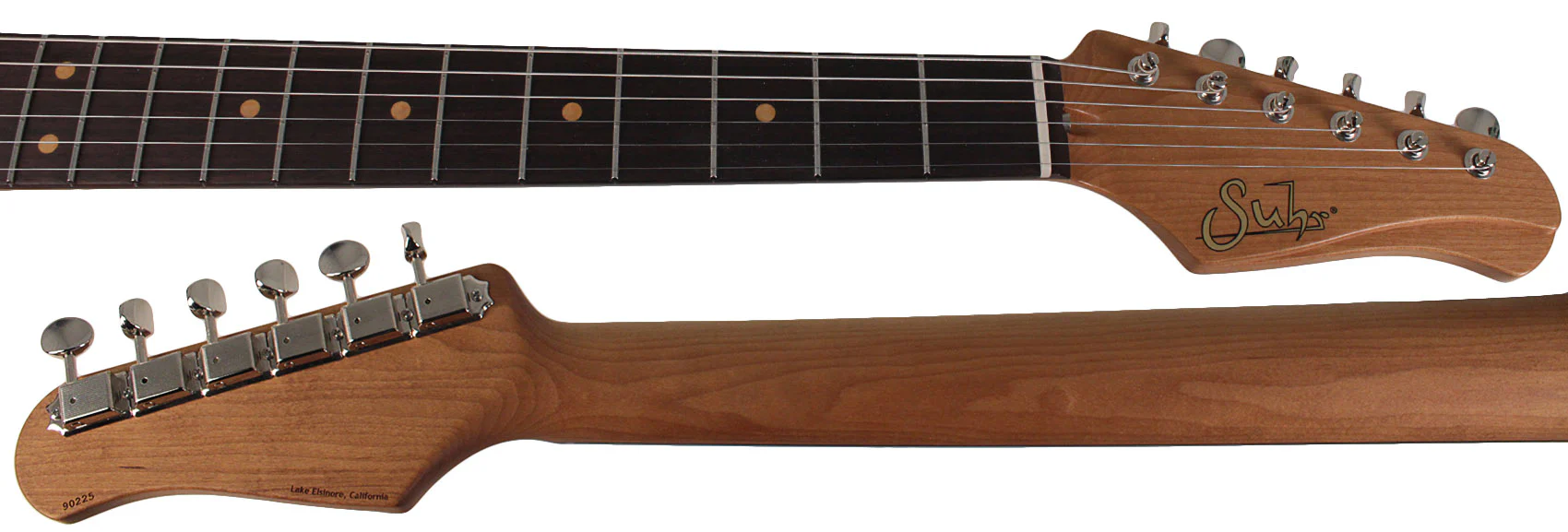 Suhr Select Classic S Antique HSS Guitar, Roasted Neck, 3-Tone Sunburst, Tortoise Shell - Image 8