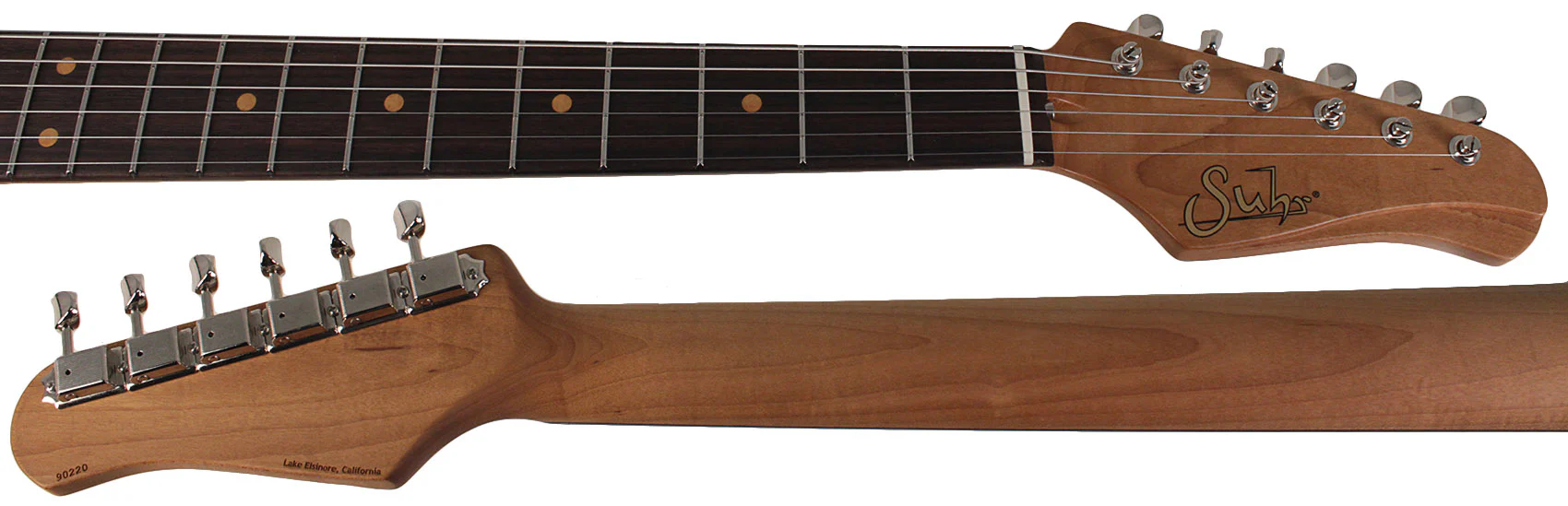 Suhr Select Classic S Antique HSS Guitar, Roasted Neck, Daphne Blue, Rosewood - Image 8