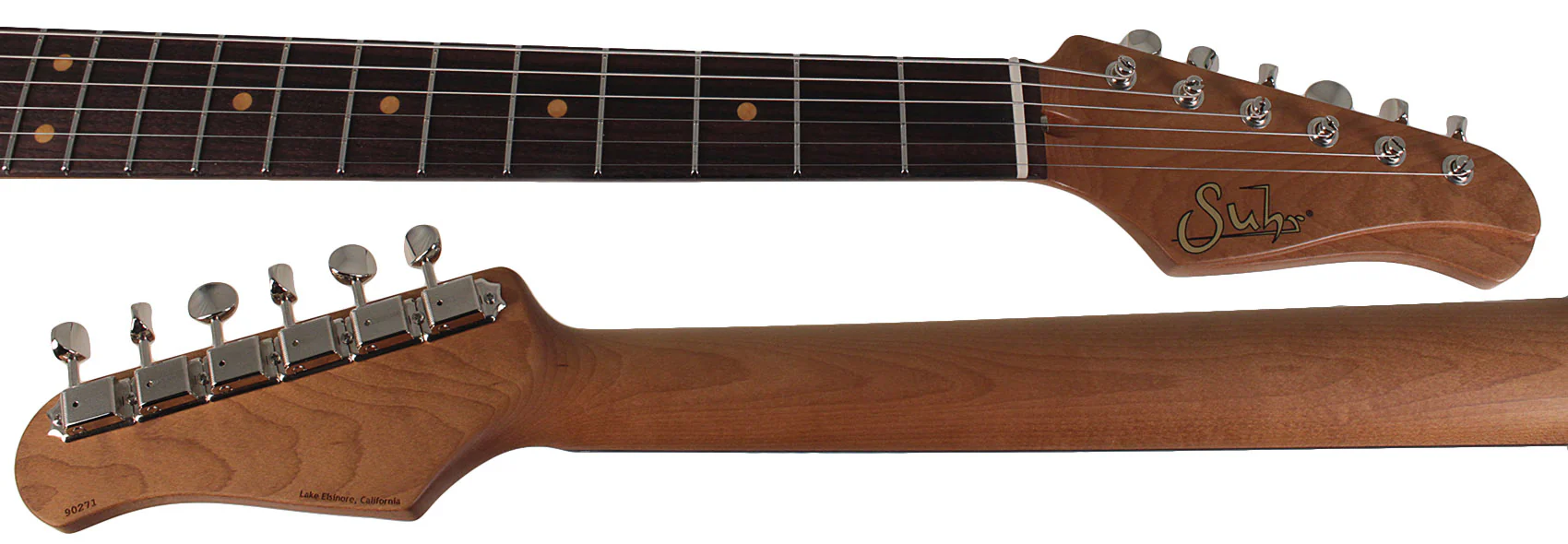 Suhr Select Classic S Antique HSS Guitar, Roasted Neck, Firemist Silver - Image 8
