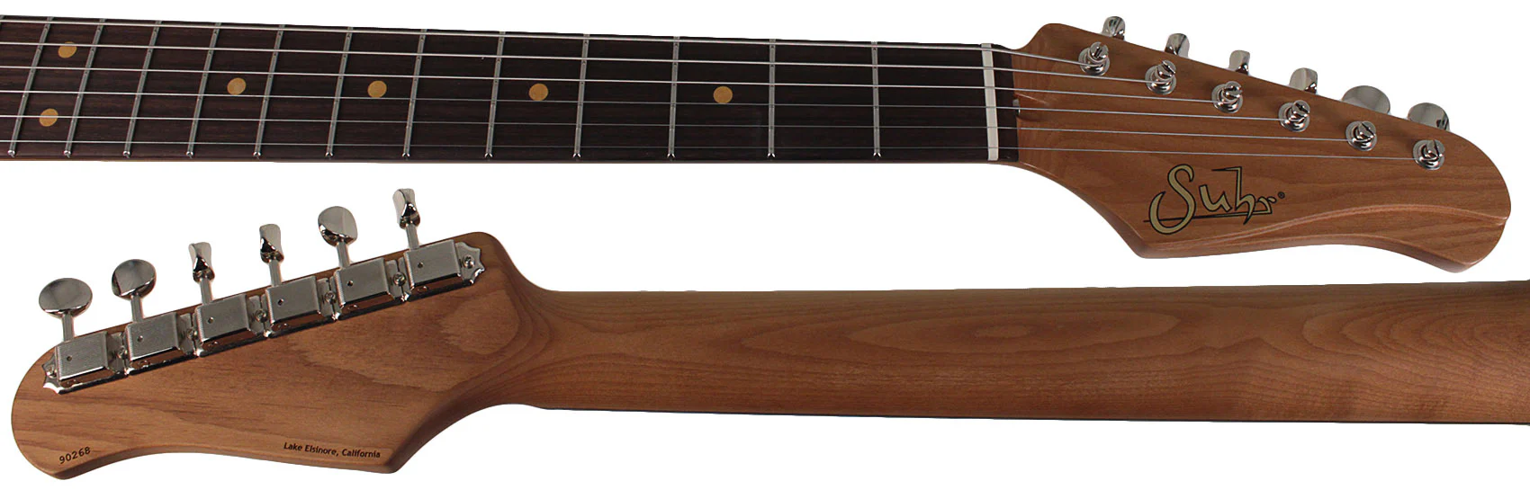 Suhr Select Classic S Antique HSS Guitar, Roasted Neck, Ice Blue Metallic - Image 8