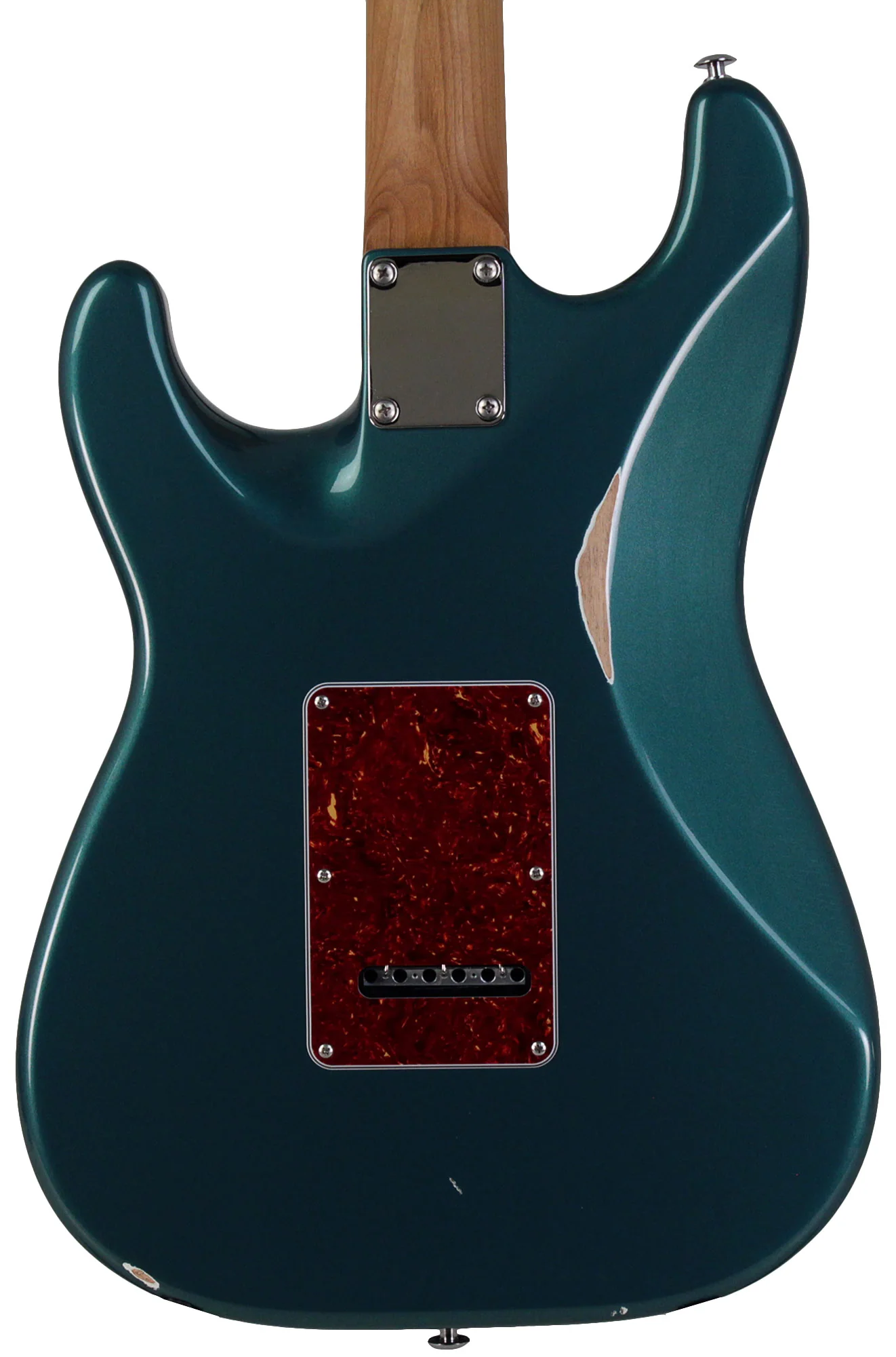 Suhr Select Classic S Antique HSS Guitar, Roasted Neck, Ocean Turquoise Metallic, Tortoise Shell - Image 7