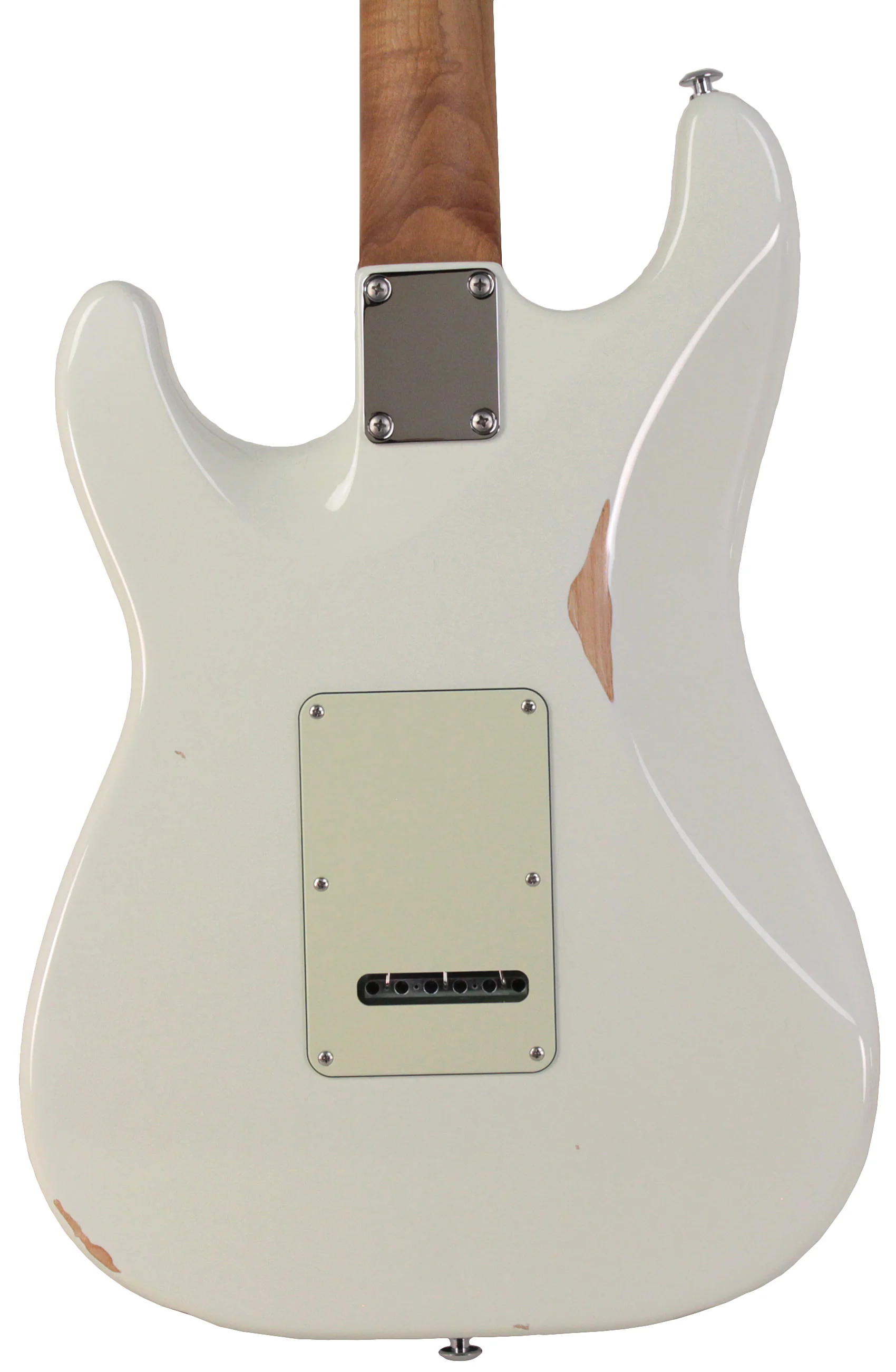 Suhr Select Classic S Antique HSS Guitar, Roasted Neck, Olympic White - Image 6
