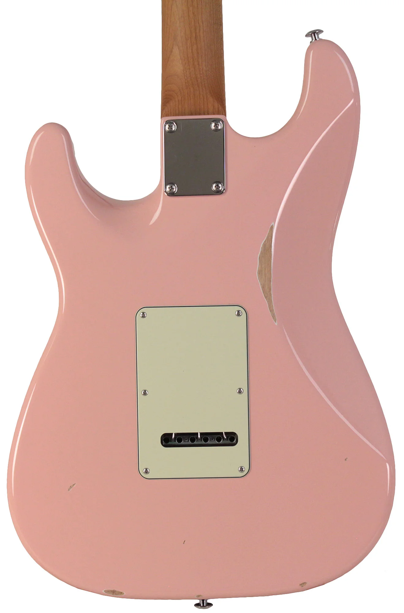 Suhr Select Classic S Antique HSS Guitar, Roasted Neck, Shell Pink - Image 7