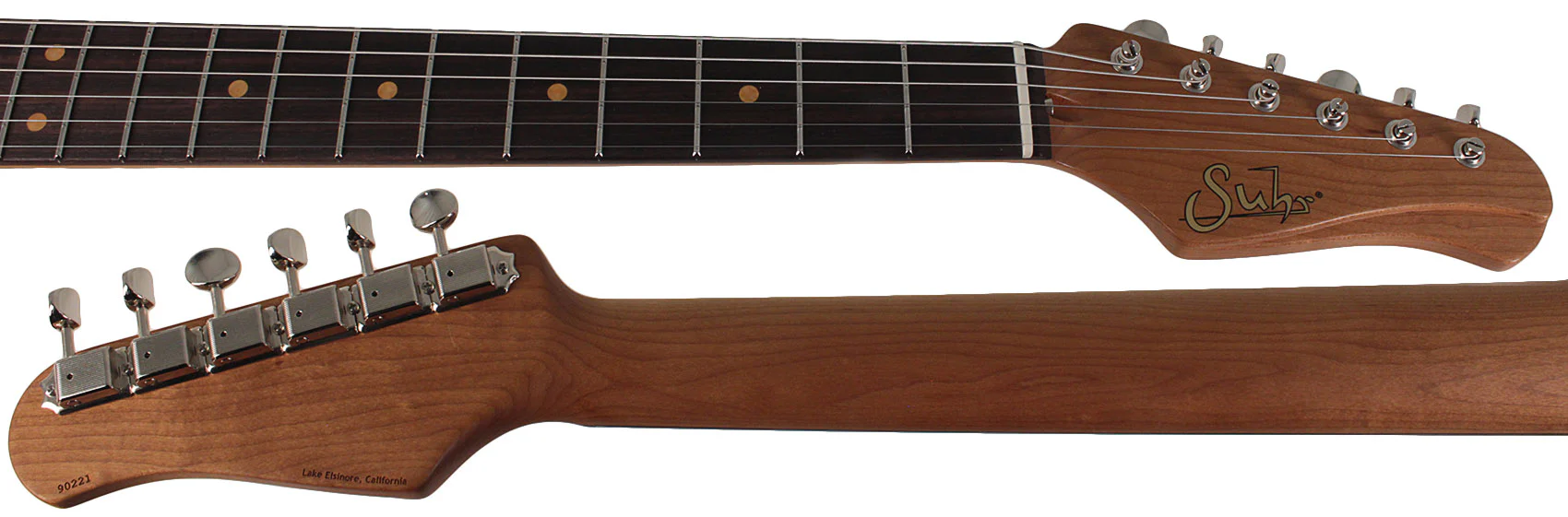 Suhr Select Classic S Antique HSS Guitar, Roasted Neck, Shell Pink - Image 8