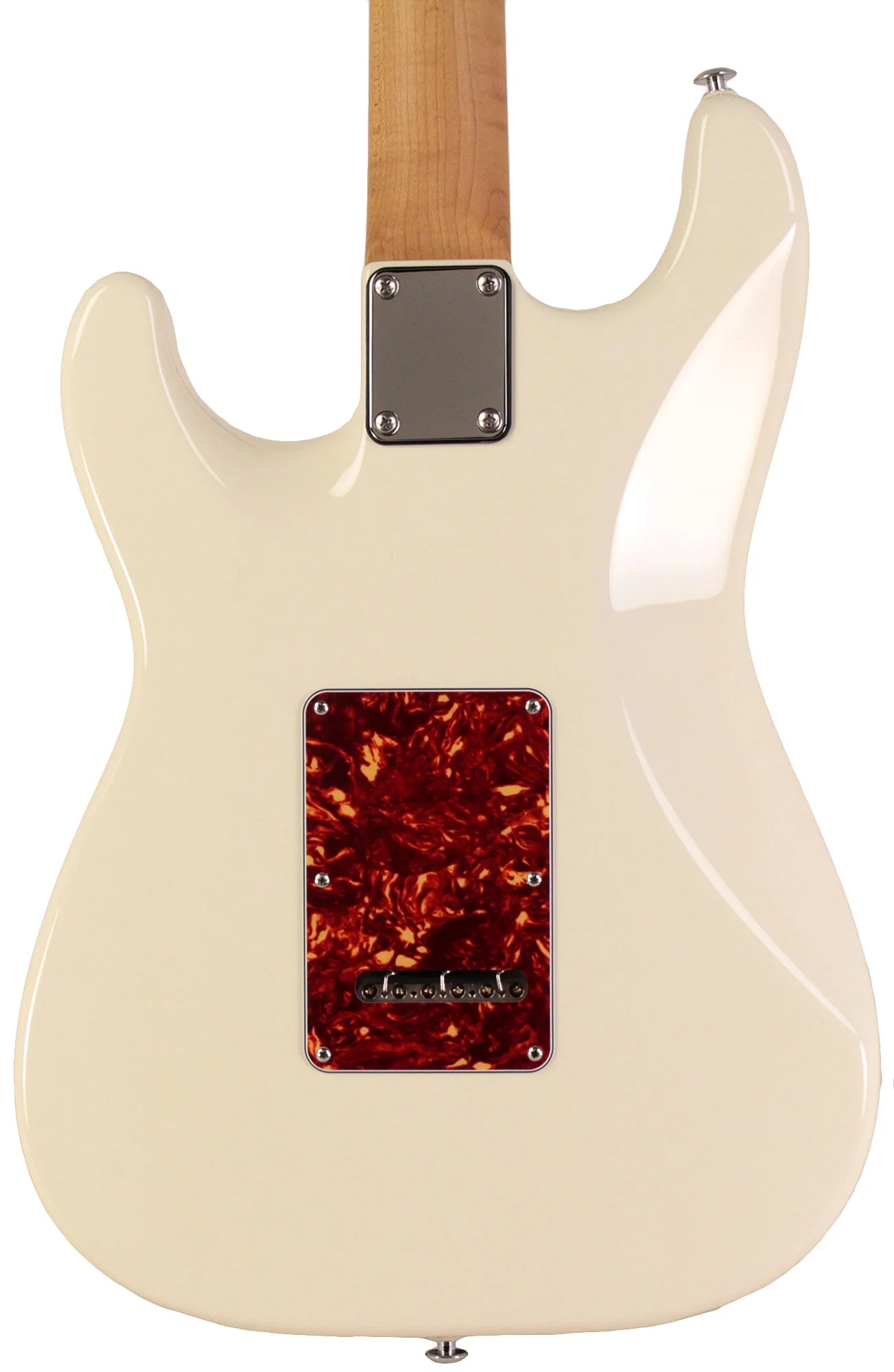Suhr Select Classic S Guitar, Roasted Flamed Neck, Olympic White, Rosewood - Image 7