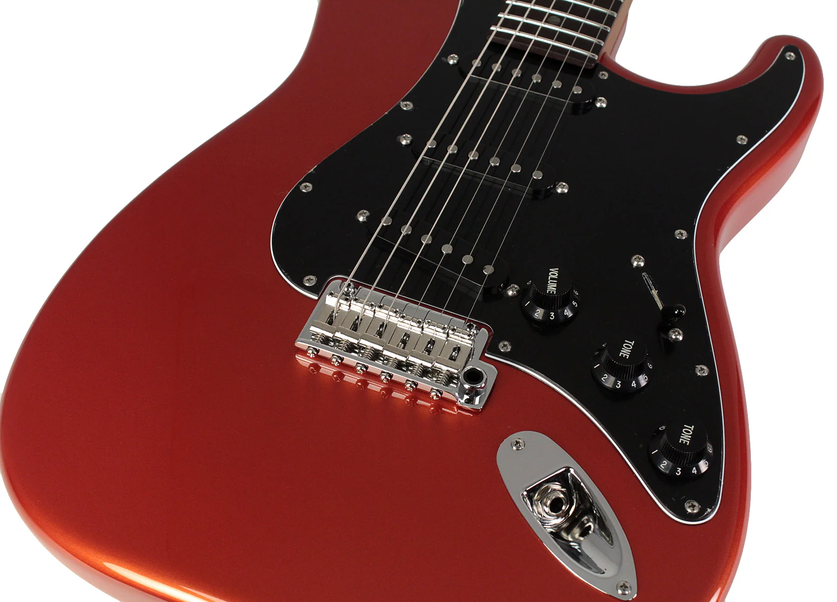 Suhr Select Classic S Guitar, Roasted Flamed Neck, Orange Crush Metallic, Rosewood - Image 3