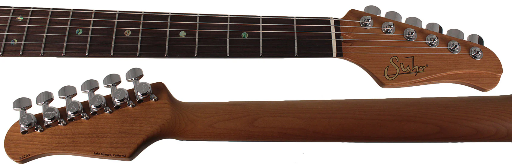 Suhr Select Classic S HSS Guitar, Roasted Neck, Daphne Blue - Image 8