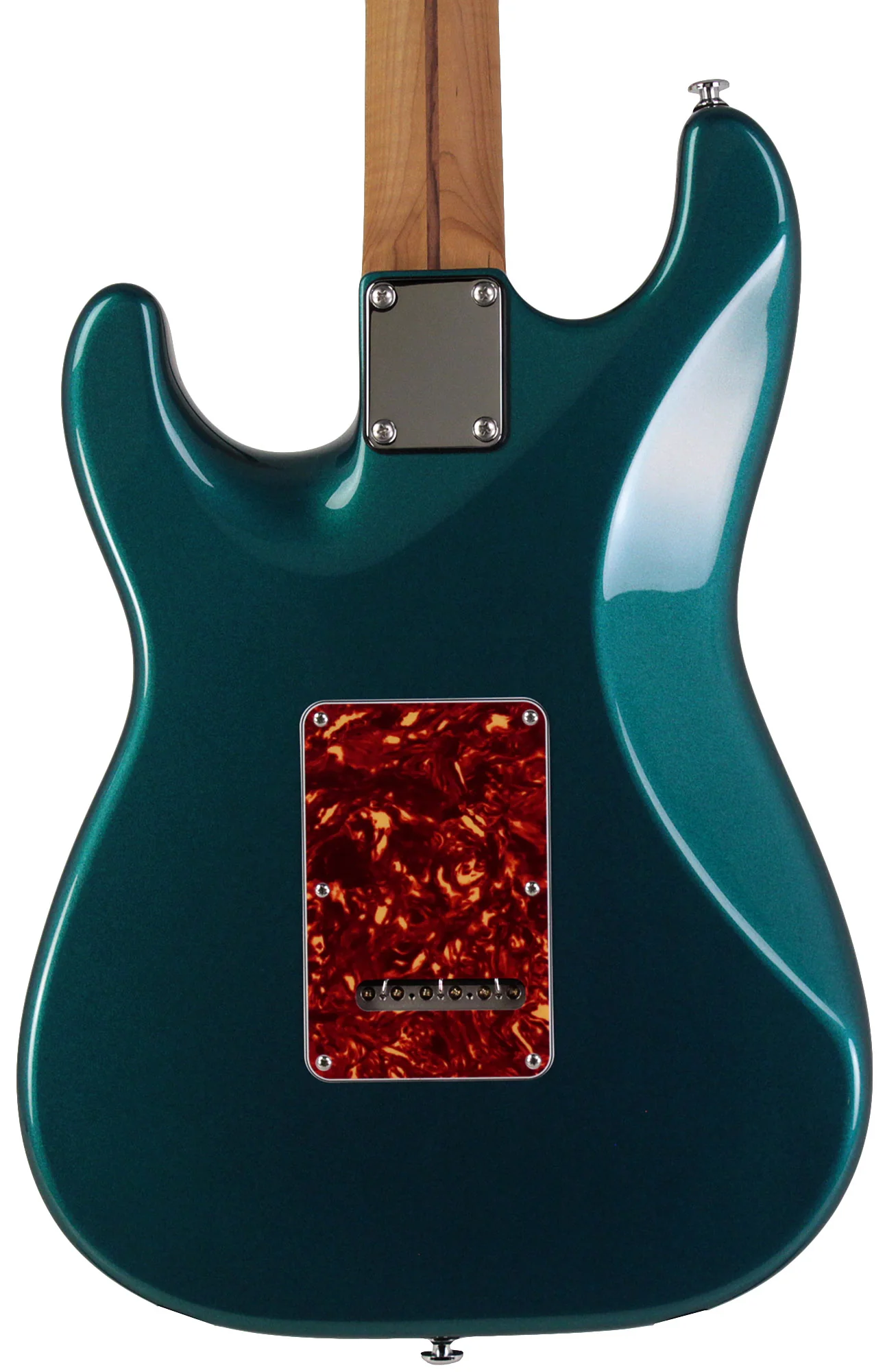 Suhr Select Classic S HSS Guitar, Roasted Flamed Neck, Ocean Turquoise, Maple - Image 7