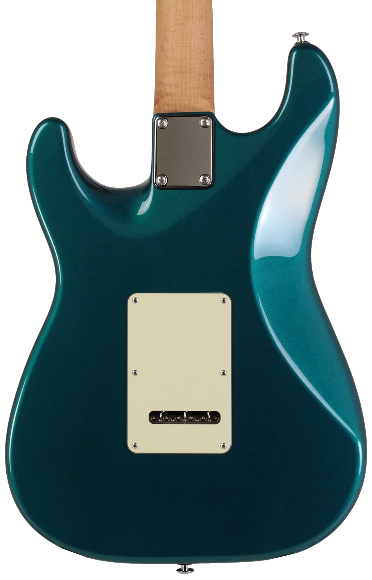 Suhr Select Classic S HSS Guitar, Roasted Flamed Neck, Ocean Turquoise, Rosewood - Image 7