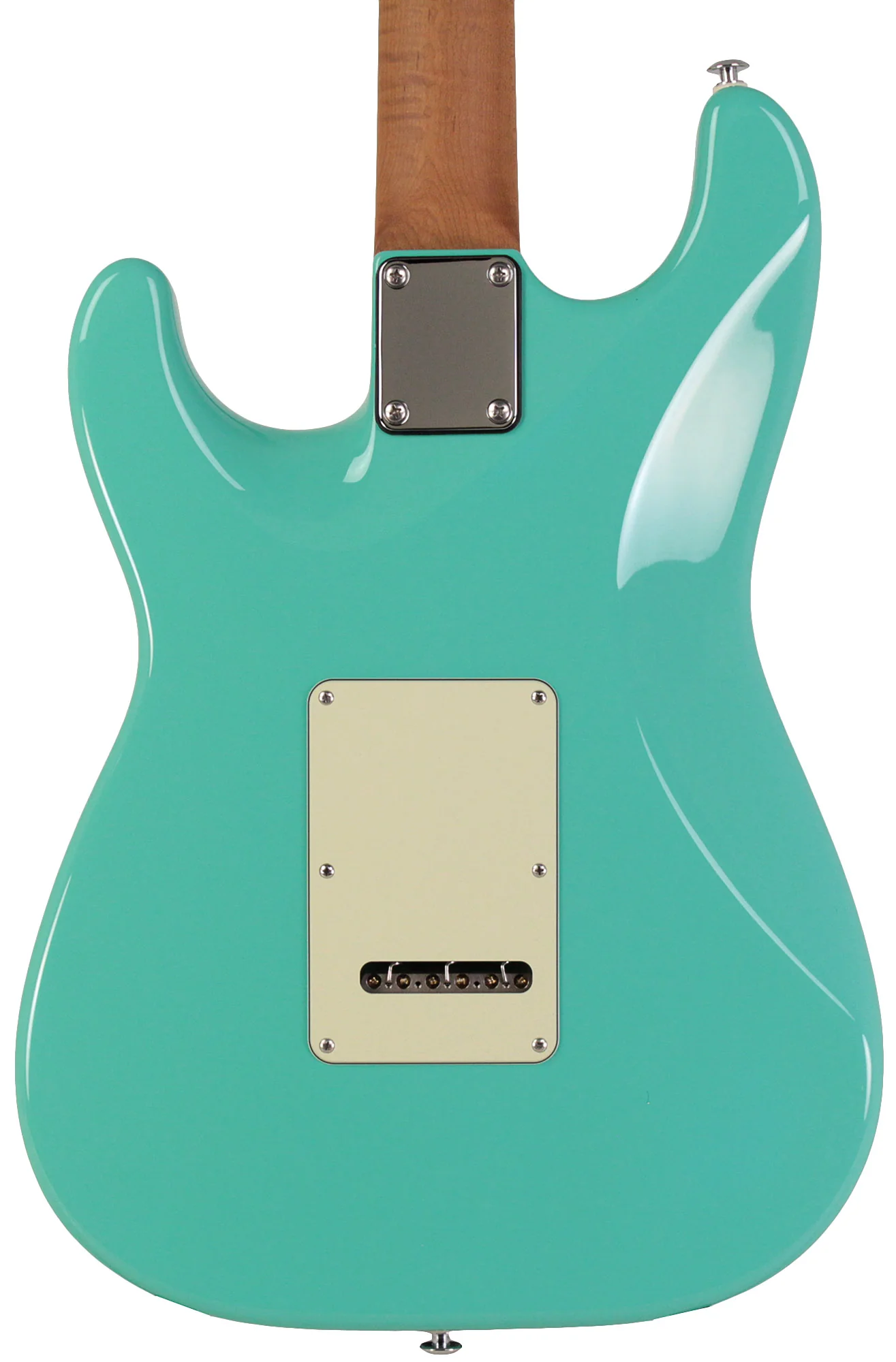 Suhr Select Classic S HSS Guitar, Roasted Flamed Neck, Seafoam Green, Maple - Image 7