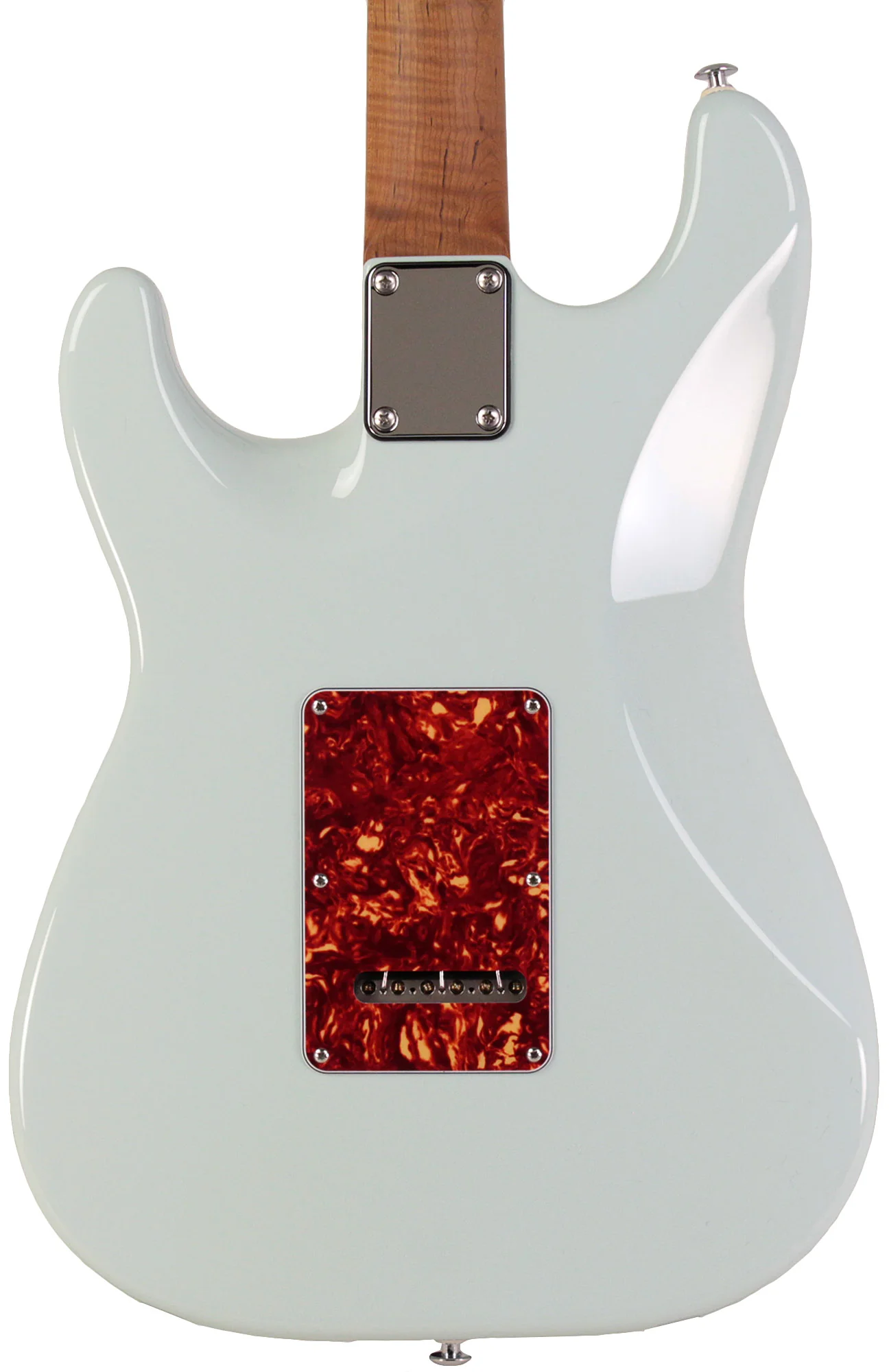 Suhr Select Classic S HSS Guitar, Roasted Flamed Neck, Sonic Blue, Rosewood - Image 7
