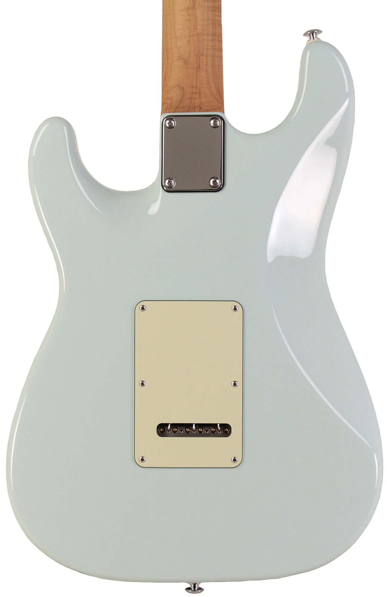 Suhr Select Classic S HSS Guitar, Roasted Flamed Neck, Sonic Blue, Rosewood - Image 7