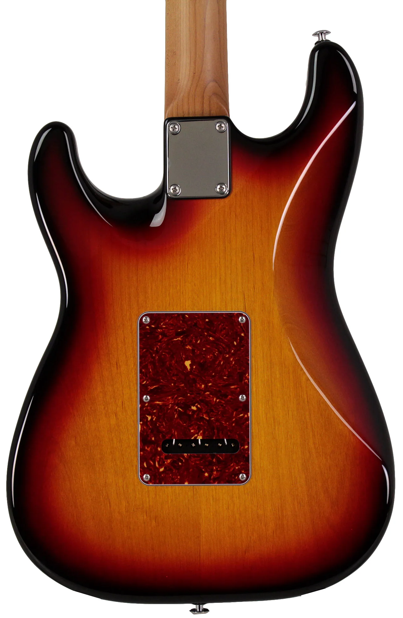 Suhr Select Classic S HSS Guitar, Roasted Neck, 3-Tone Burst, Tortoise Shell - Image 6