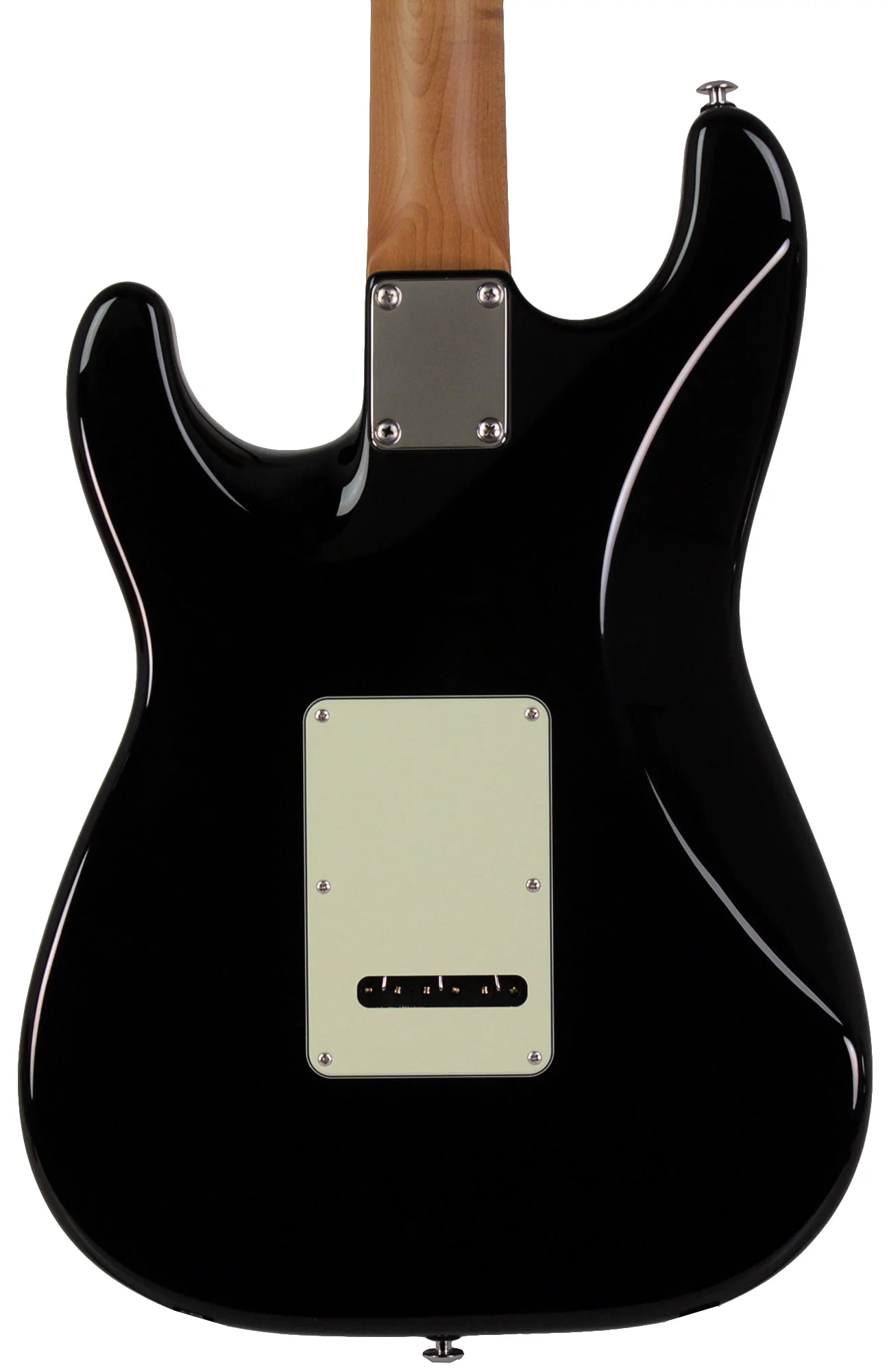 Suhr Select Classic S HSS Guitar, Roasted Neck, Black, Mint PG - Image 7