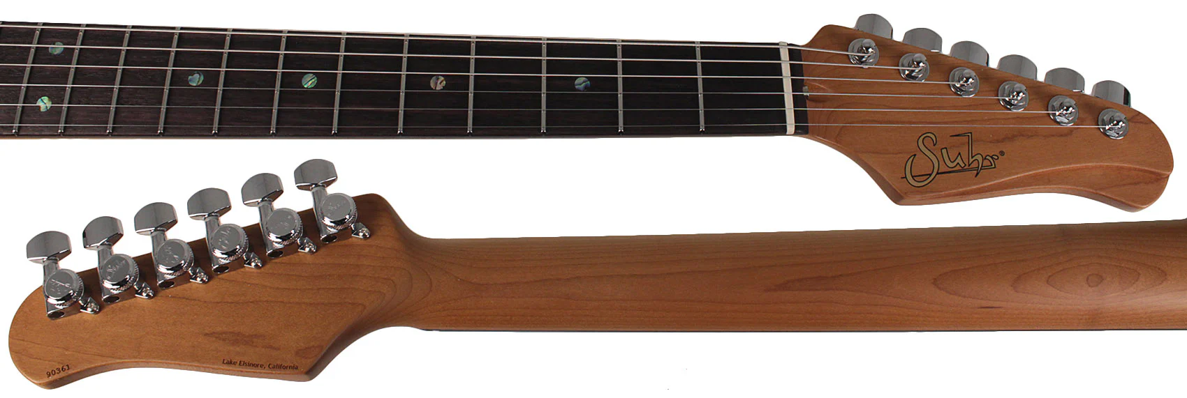 Suhr Select Classic S HSS Guitar, Roasted Neck, Black, Mint PG - Image 8