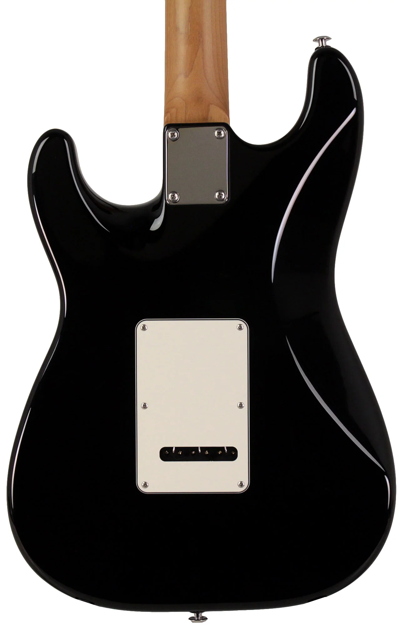 Suhr Select Classic S HSS Guitar, Roasted Neck, Black, Parchment - Image 5