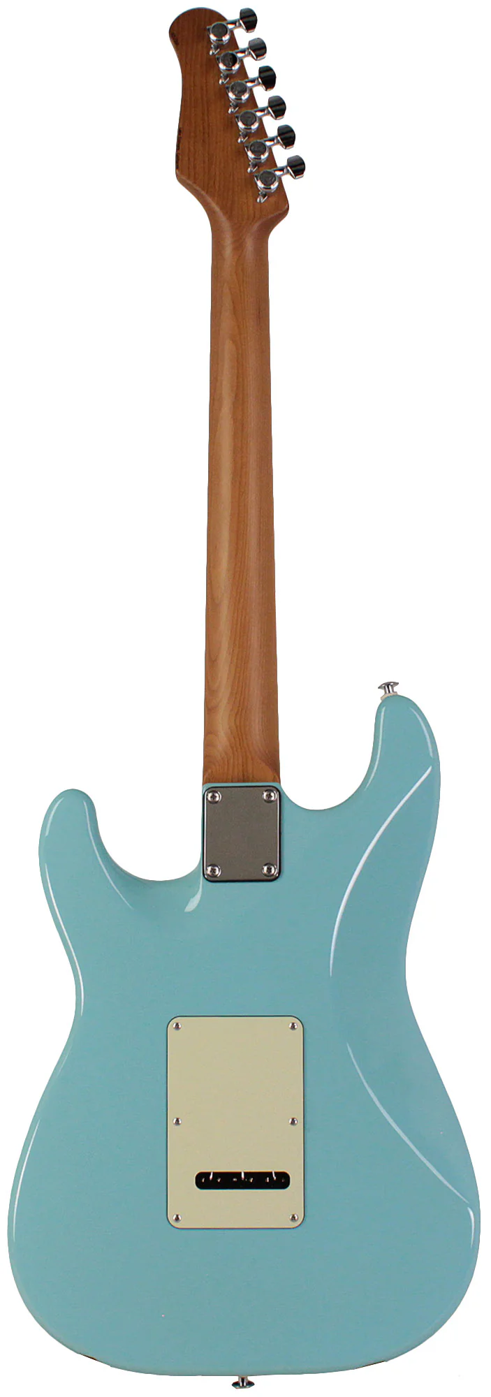 Suhr Select Classic S HSS Guitar, Roasted Neck, Daphne Blue, Mint PG - Image 7