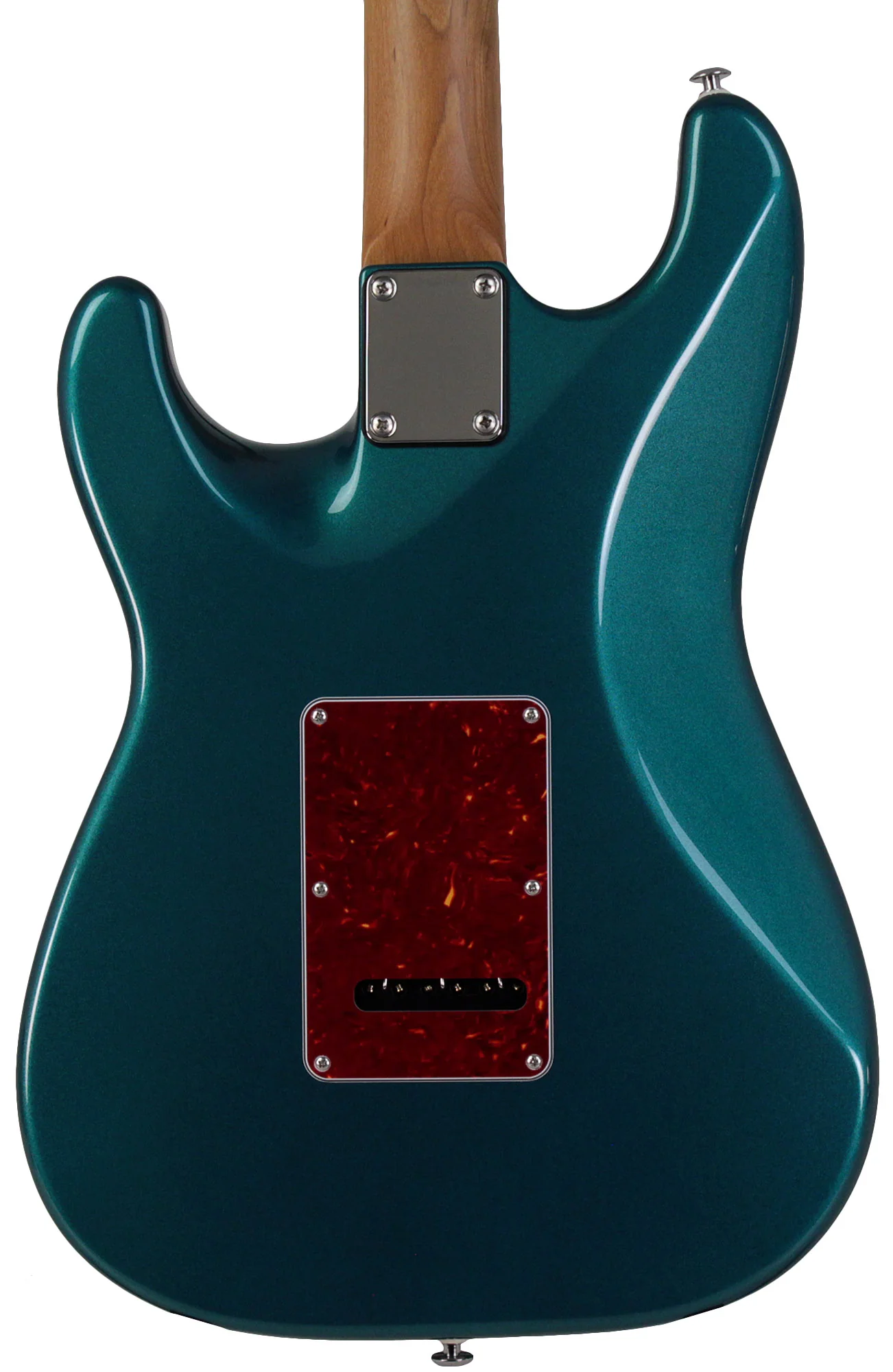 Suhr Select Classic S HSS Guitar, Roasted Neck, Ocean Turquoise Metallic, Tortoise Shell - Image 7