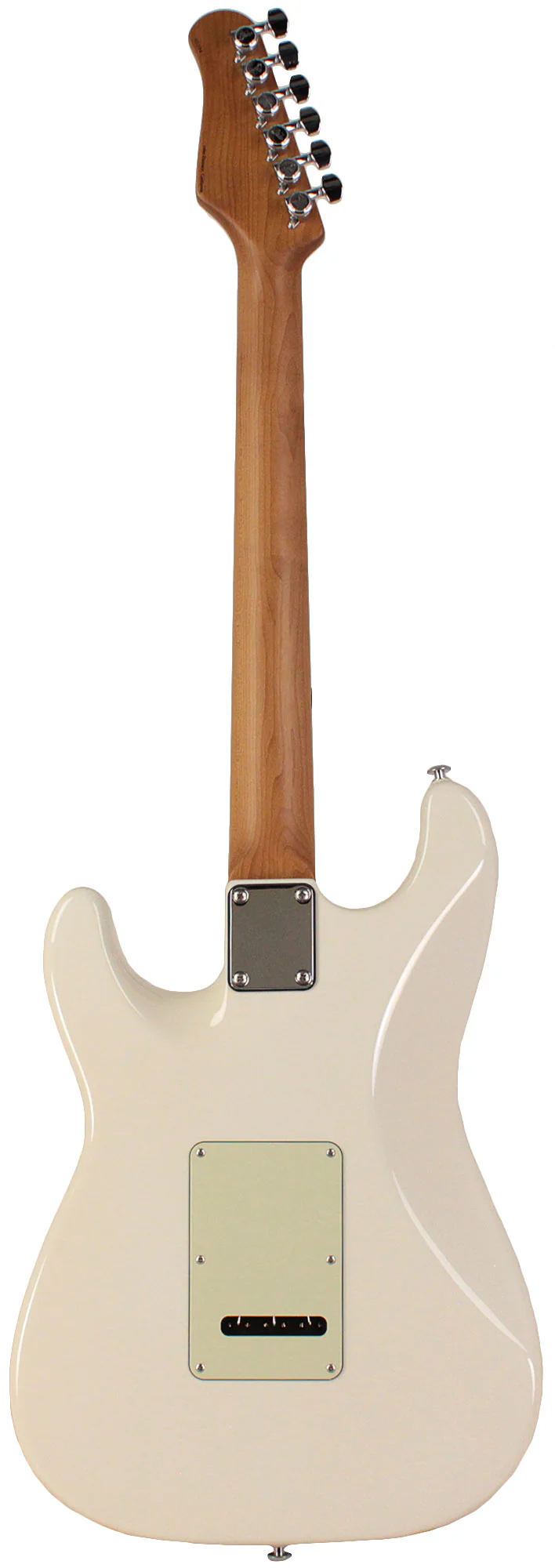 Suhr Select Classic S HSS Guitar, Roasted Neck, Olympic White, Mint PG - Image 6