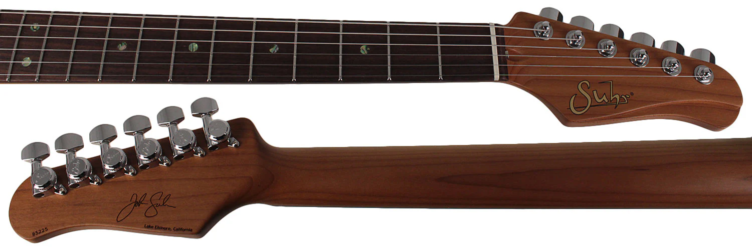 Suhr Select Classic S HSS Guitar, Roasted Neck, Seafoam Green, Tortoise Shell - Image 8