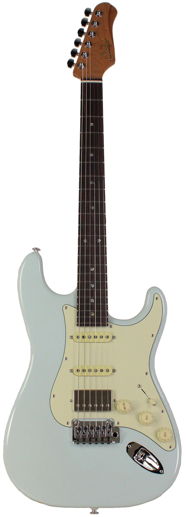 Suhr Select Classic S HSS Guitar, Roasted Neck, Sonic Blue, Mint PG