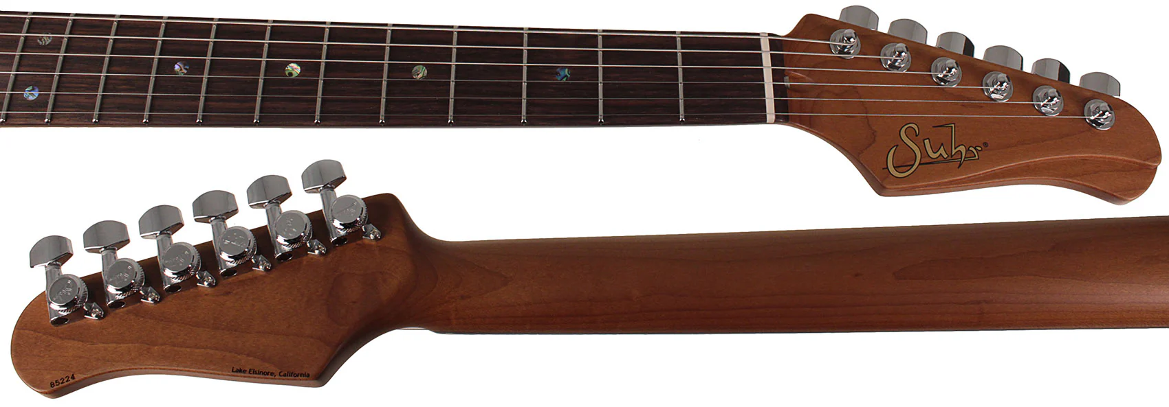 Suhr Select Classic S HSS Guitar, Roasted Neck, Forest Green - Image 8