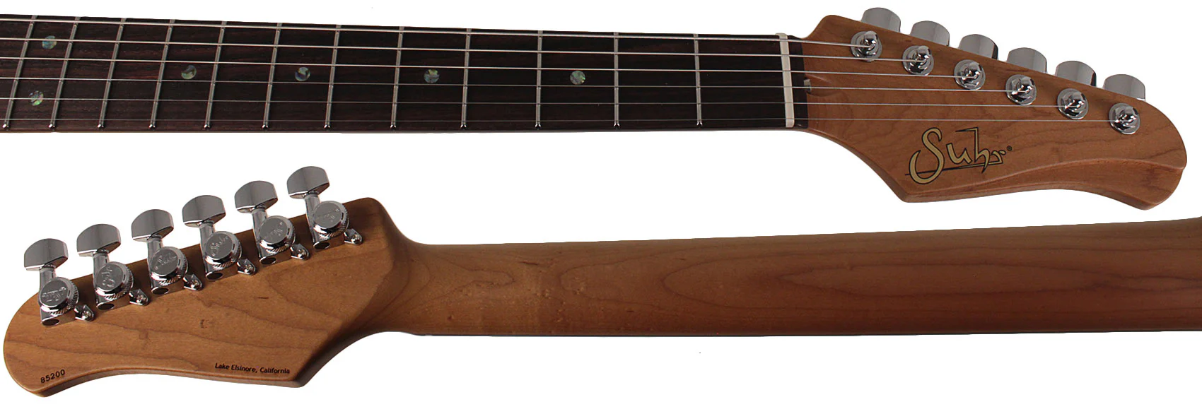 Suhr Select Classic S HSS Guitar, Roasted Neck, Sonic Blue - Image 8