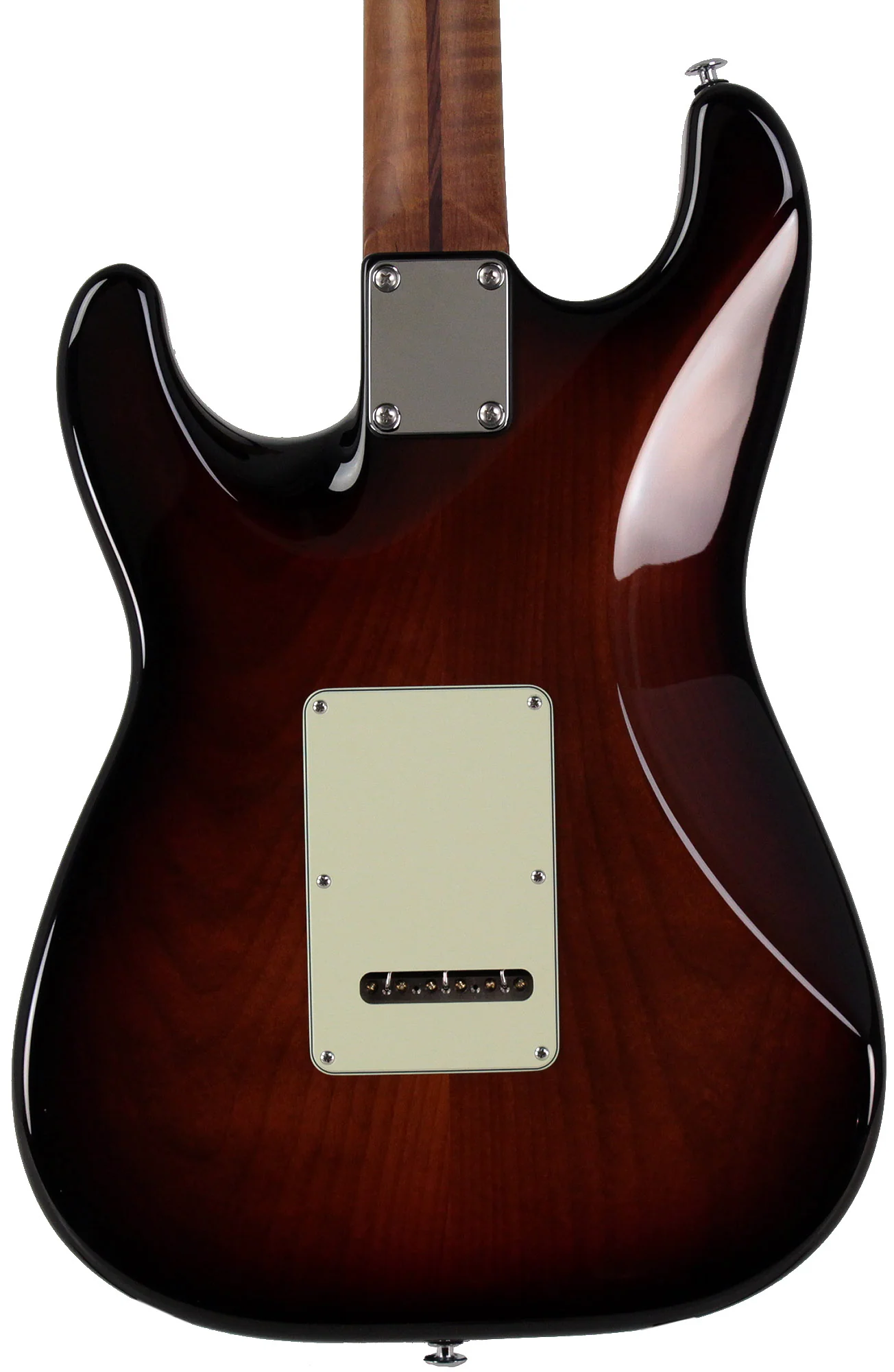 Suhr Select Classic S HSS Roasted Flamed Guitar, 3-Tone Burst, Maple - Image 5