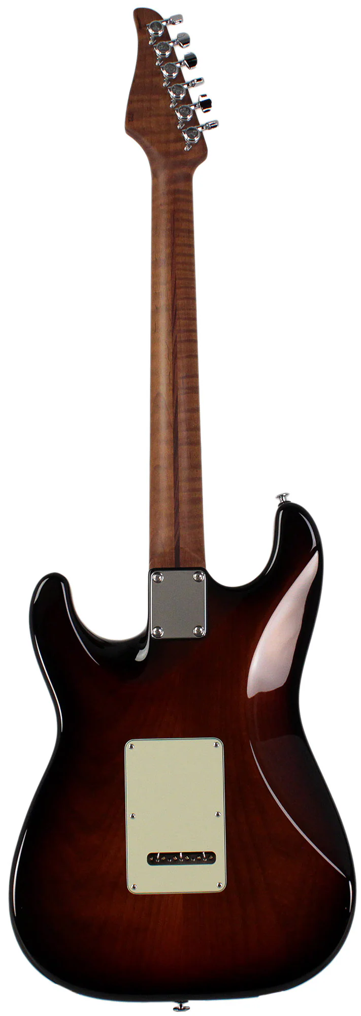 Suhr Select Classic S HSS Roasted Flamed Guitar, 3-Tone Burst, Maple - Image 7