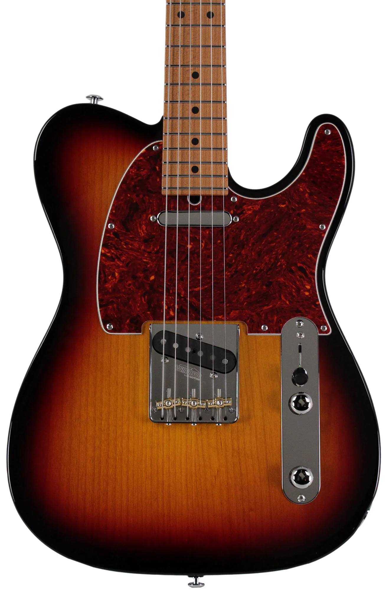 Suhr Select Classic T Guitar, Roasted Neck, 3-Tone Burst, Maple - Image 7