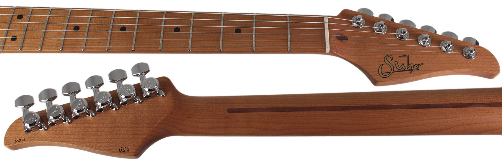 Suhr Select Classic T Guitar, Roasted Neck, 3-Tone Burst, Maple - Image 8