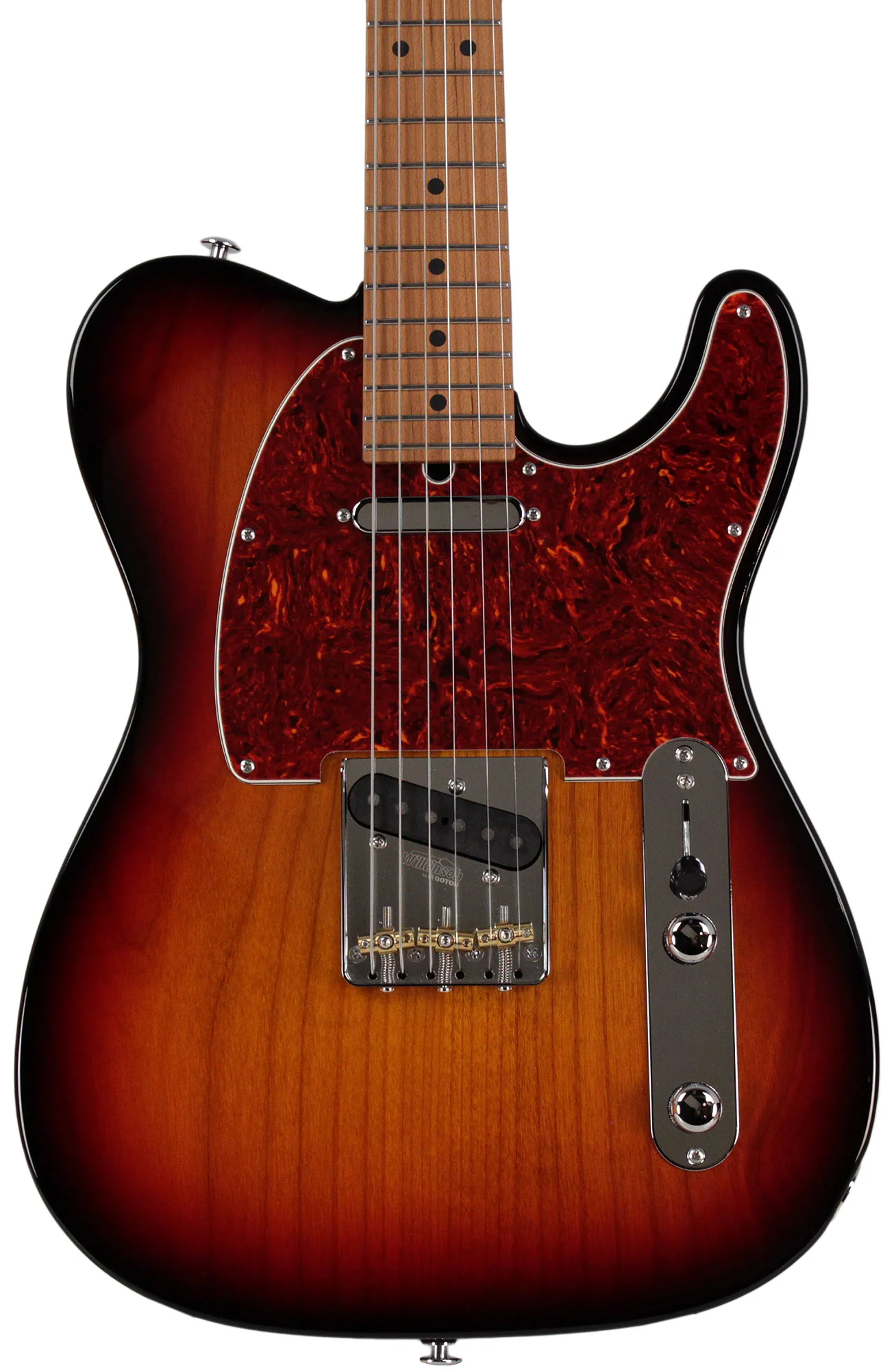 Suhr Select Classic T Guitar, Roasted Neck, 3-Tone Burst, Maple - Image 6