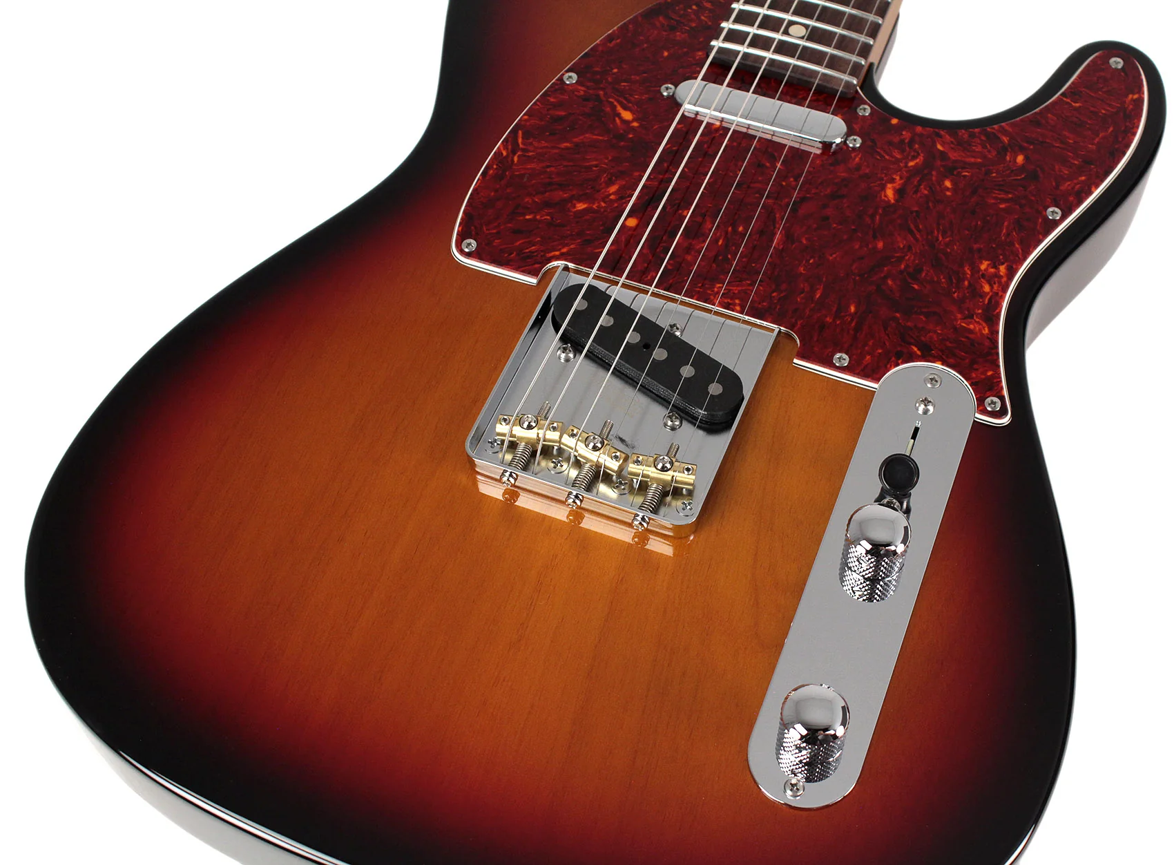 Suhr Select Classic T Guitar, Roasted Neck, 3-Tone Burst, Rosewood - Image 3