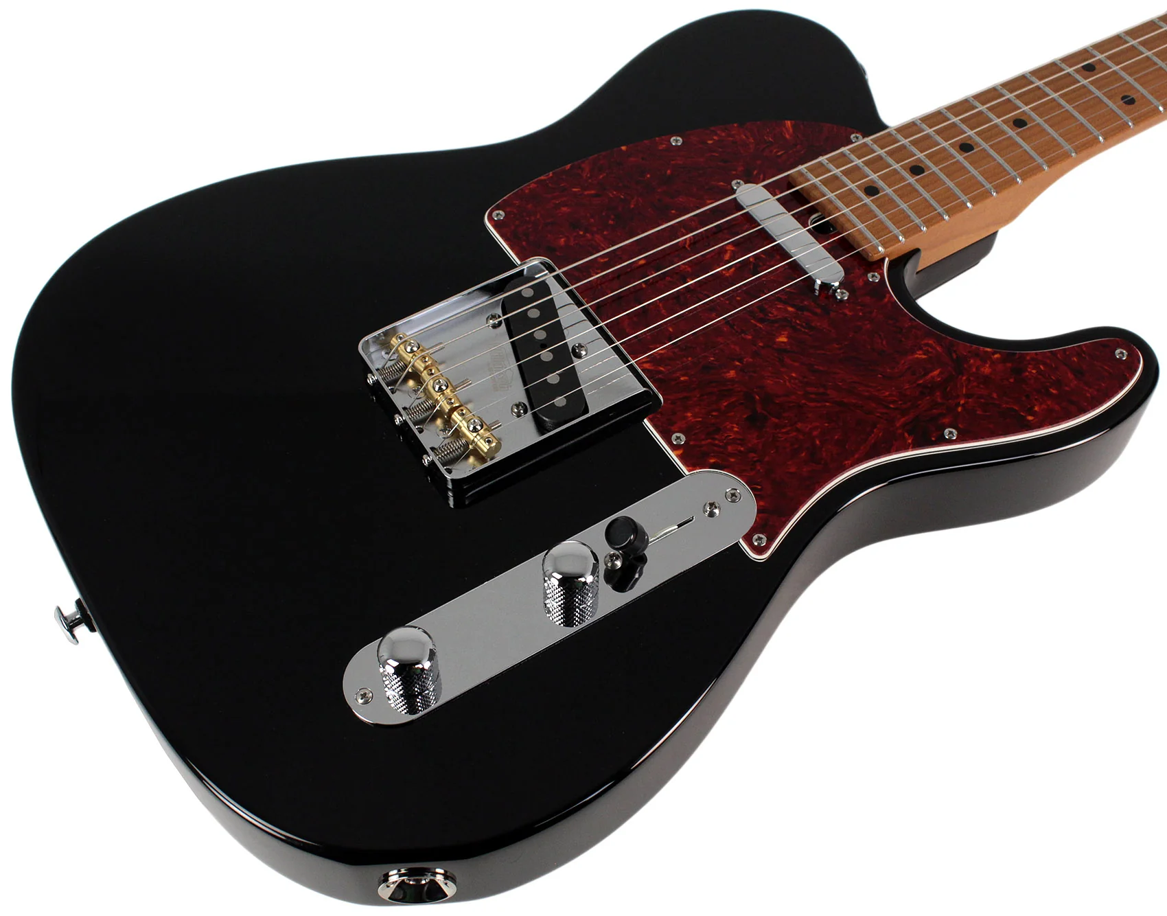 Suhr Select Classic T Guitar, Roasted Neck, Black, Maple - Image 2