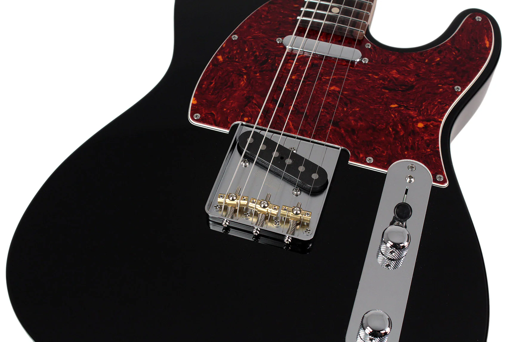 Suhr Select Classic T Guitar, Roasted Neck, Black, Rosewood - Image 3