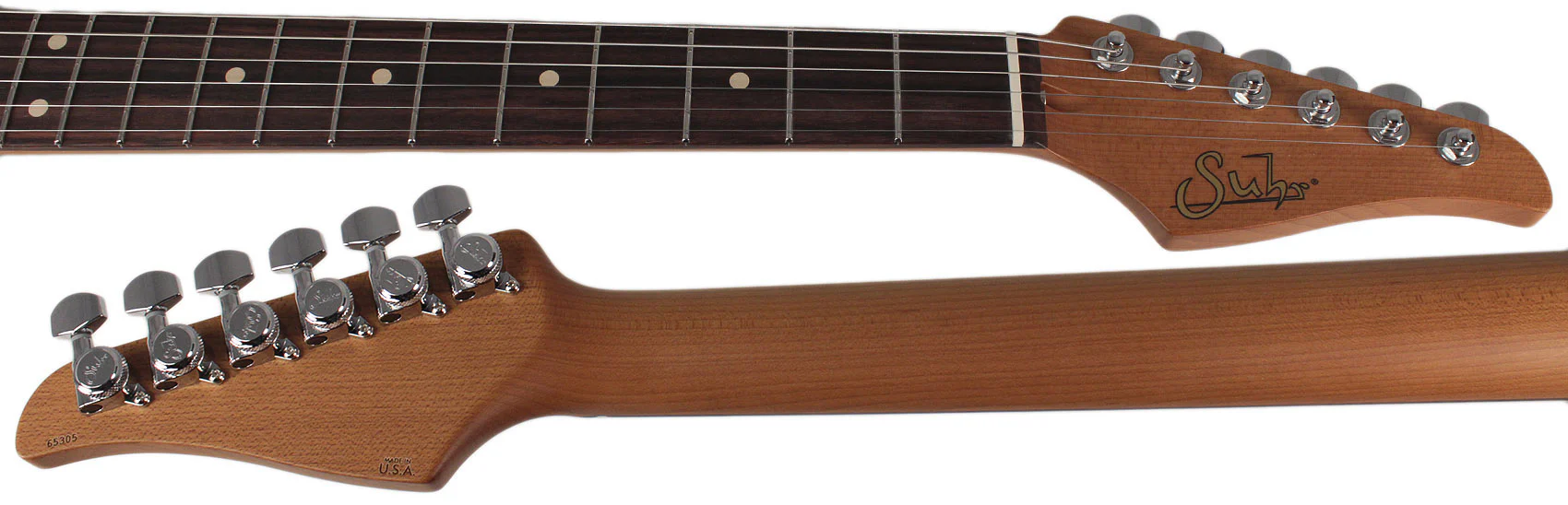 Suhr Select Classic T Guitar, Roasted Neck, Black, Rosewood - Image 8