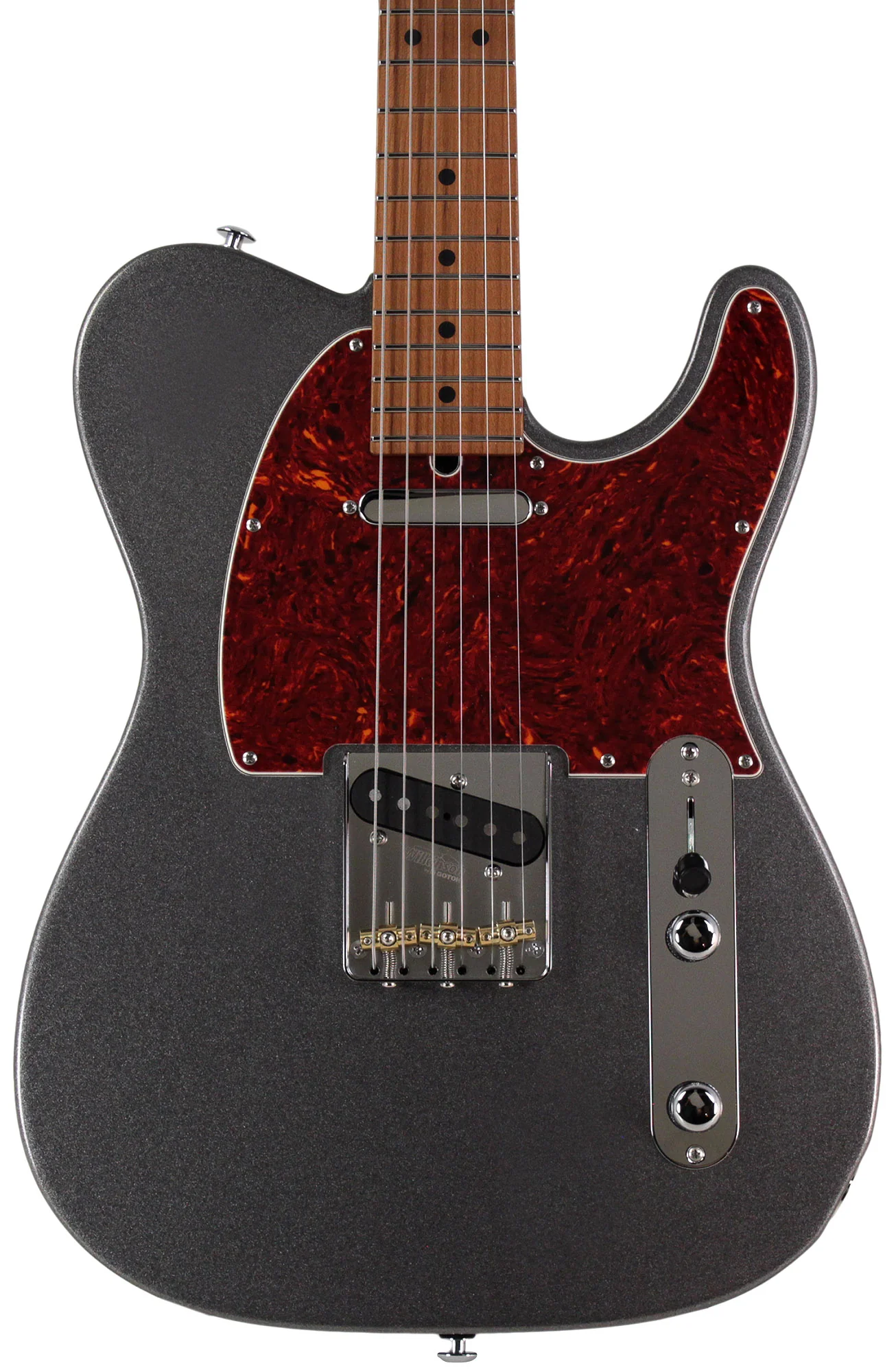 Suhr Select Classic T Guitar, Roasted Neck, Charcoal Frost Metallic, Maple - Image 5