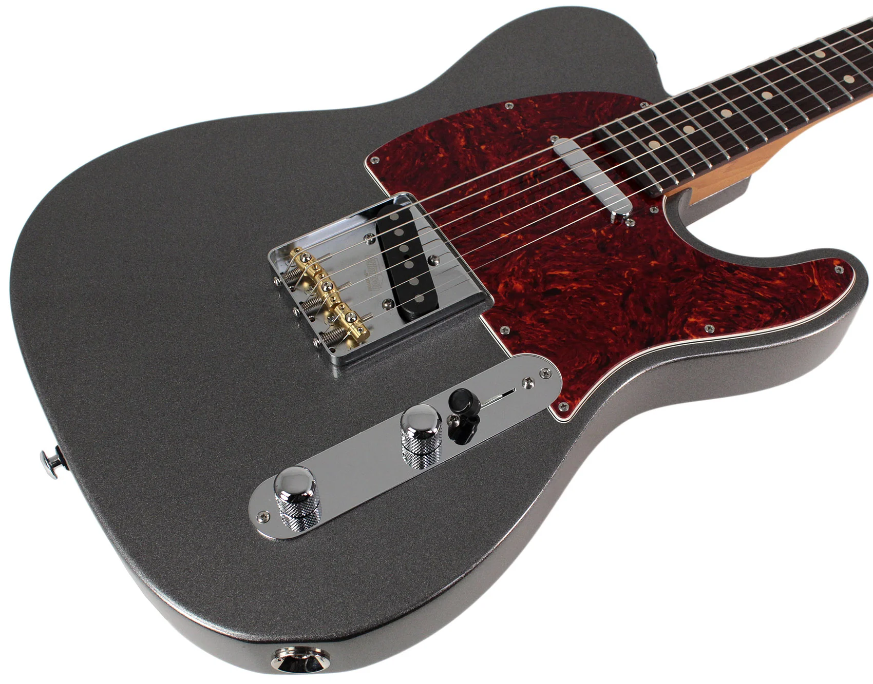 Suhr Select Classic T Guitar, Roasted Neck, Charcoal Frost Metallic, Rosewood - Image 2