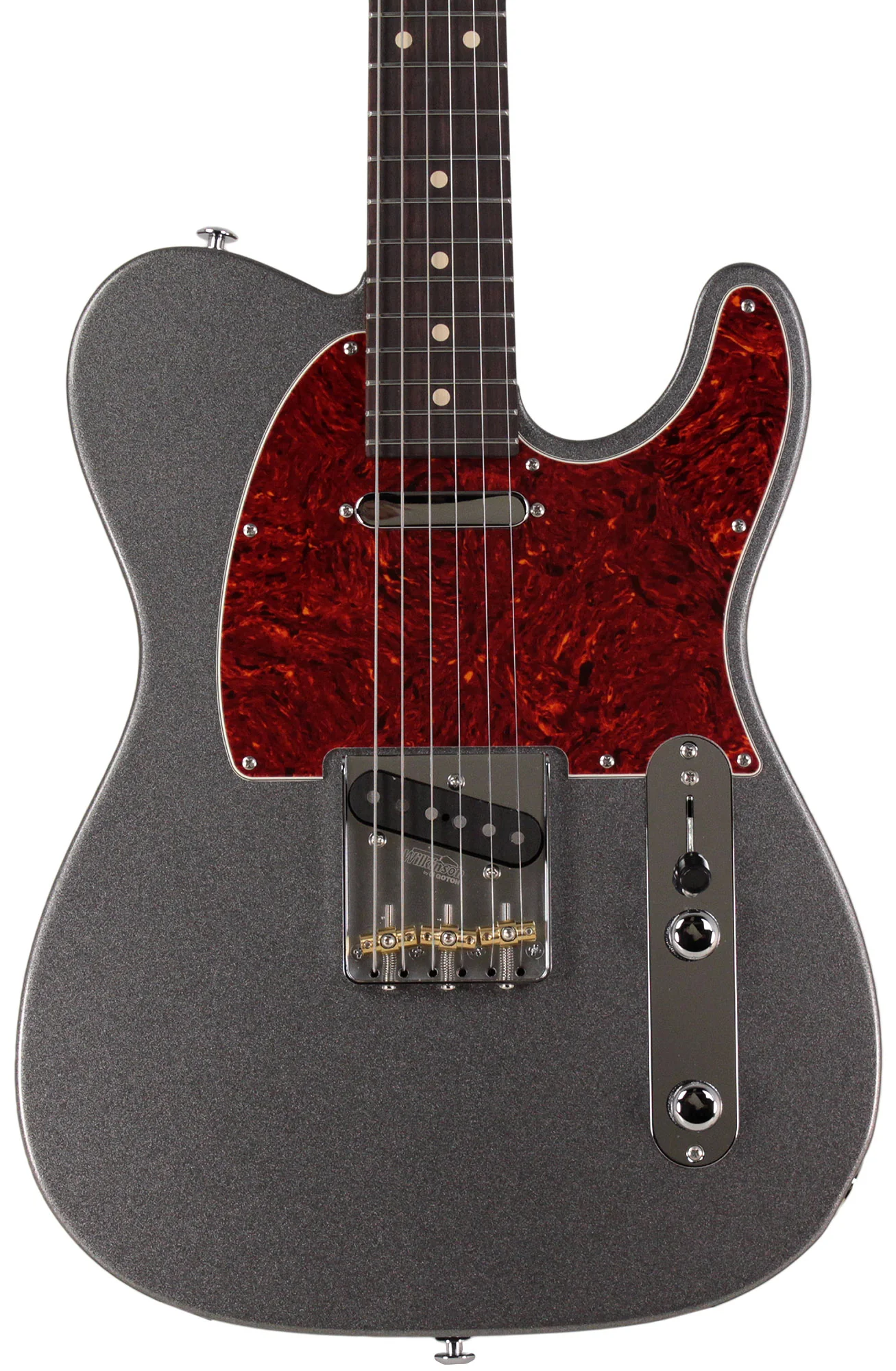 Suhr Select Classic T Guitar, Roasted Neck, Charcoal Frost Metallic, Rosewood - Image 6