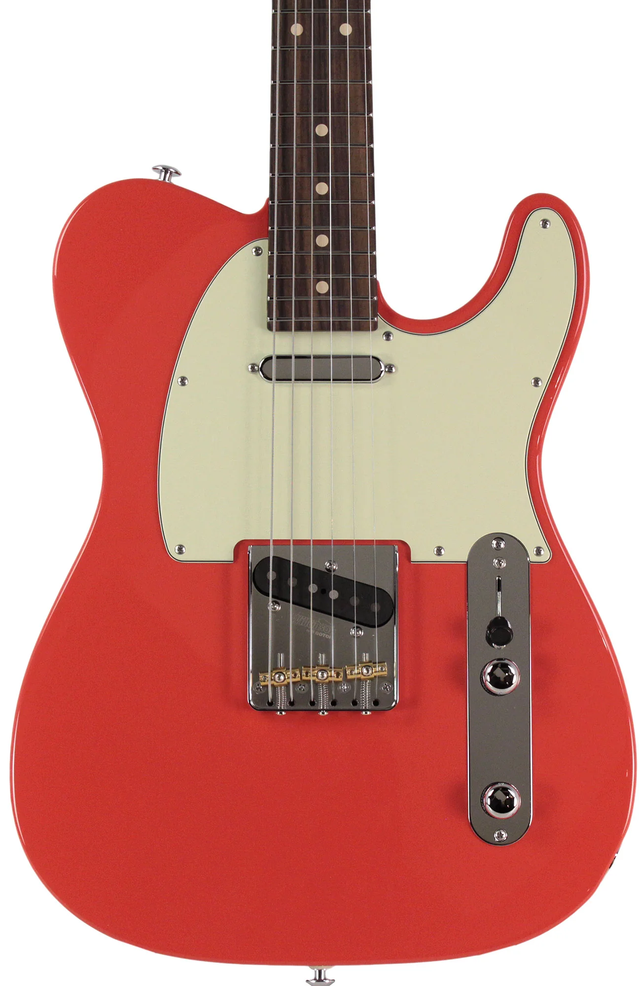 Suhr Select Classic T Guitar, Roasted Neck, Fiesta Red, Rosewood - Image 6