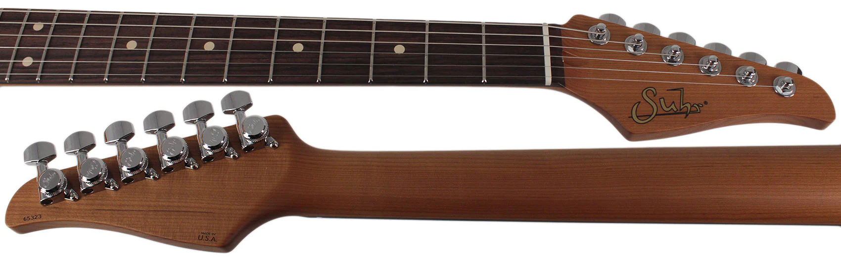 Suhr Select Classic T Guitar, Roasted Neck, Gold, Rosewood - Image 8