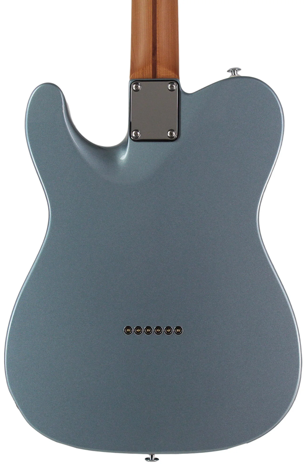 Suhr Select Classic T Guitar, Roasted Neck, Ice Blue Metallic, Maple - Image 5