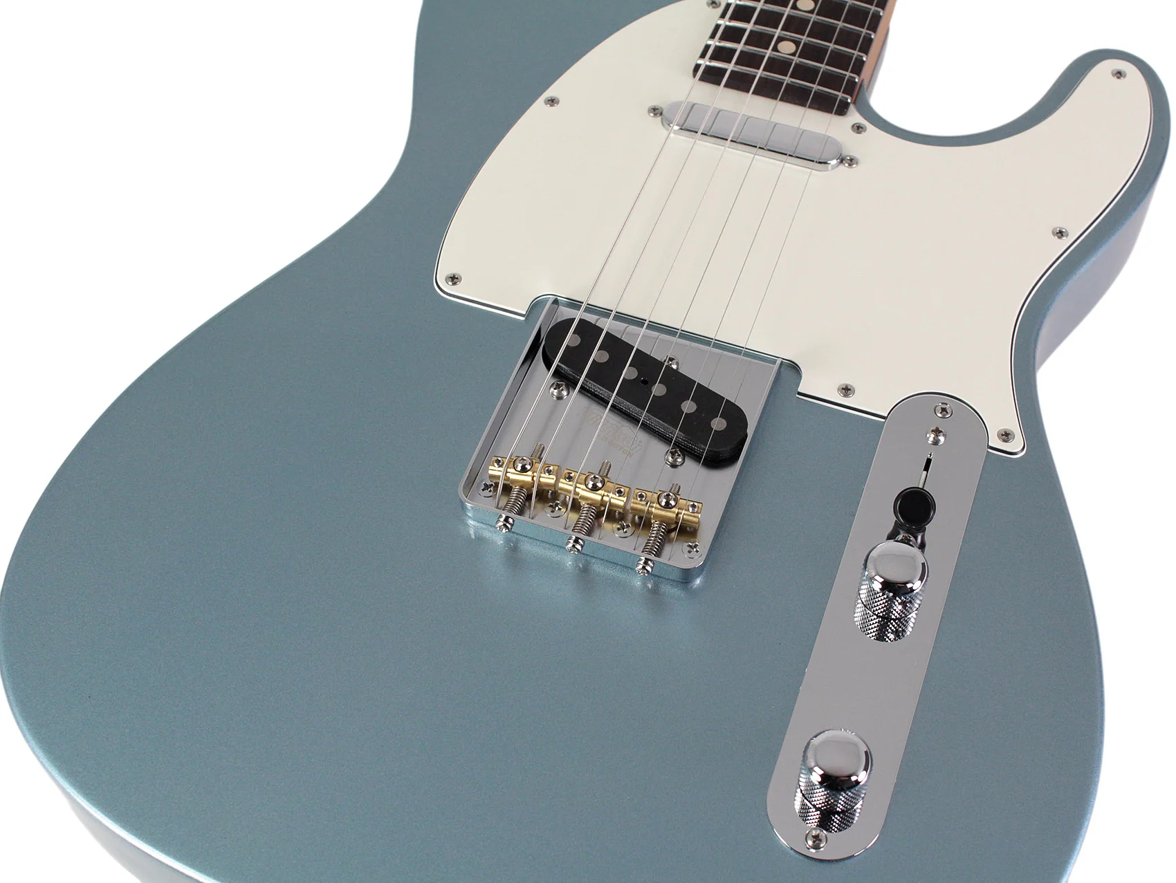 Suhr Select Classic T Guitar, Roasted Neck, Ice Blue Metallic, Rosewood - Image 3
