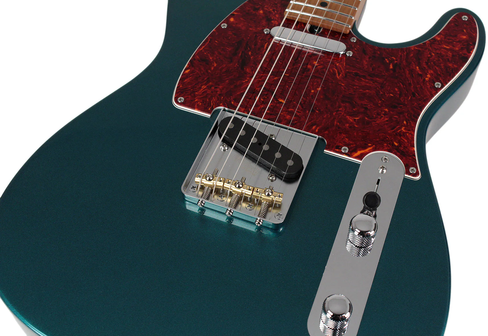 Suhr Select Classic T Guitar, Roasted Neck, Ocean Turquoise, Maple - Image 3