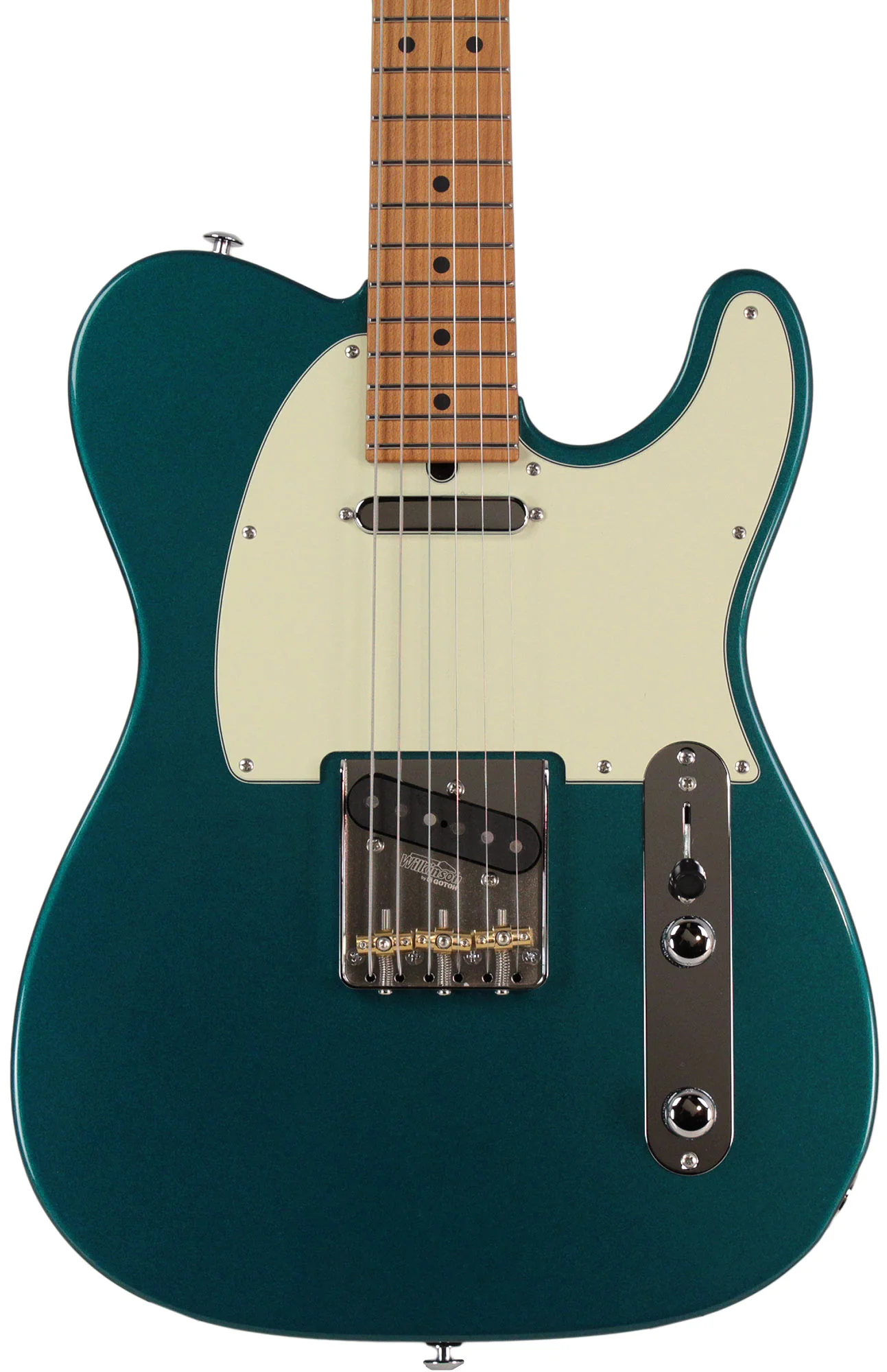 Suhr Select Classic T Guitar, Roasted Neck, Ocean Turquoise, Maple - Image 6