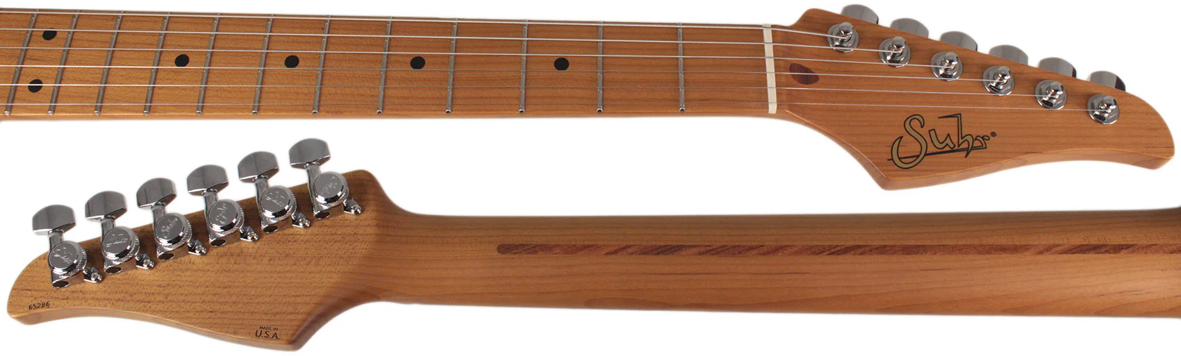 Suhr Select Classic T Guitar, Roasted Neck, Ocean Turquoise, Maple - Image 8